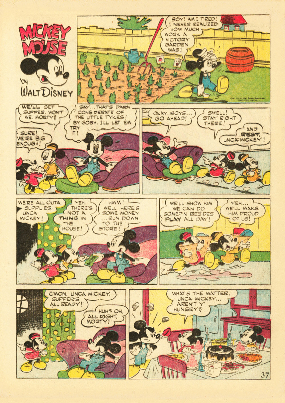 Read online Walt Disney's Comics and Stories comic -  Issue #38 - 39