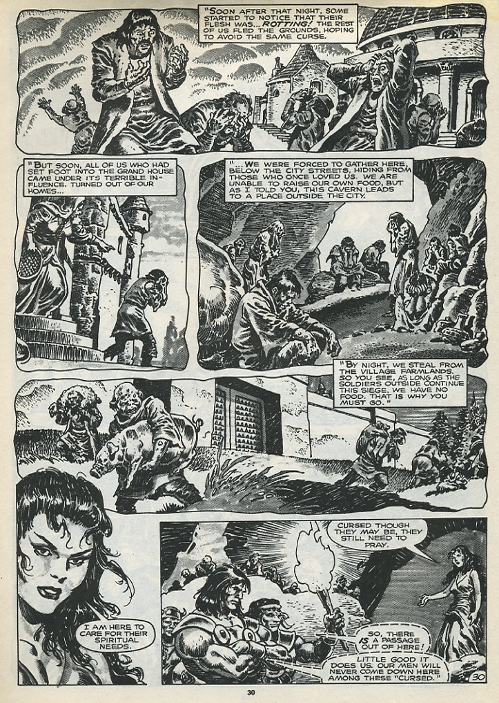 Read online The Savage Sword Of Conan comic -  Issue #173 - 32