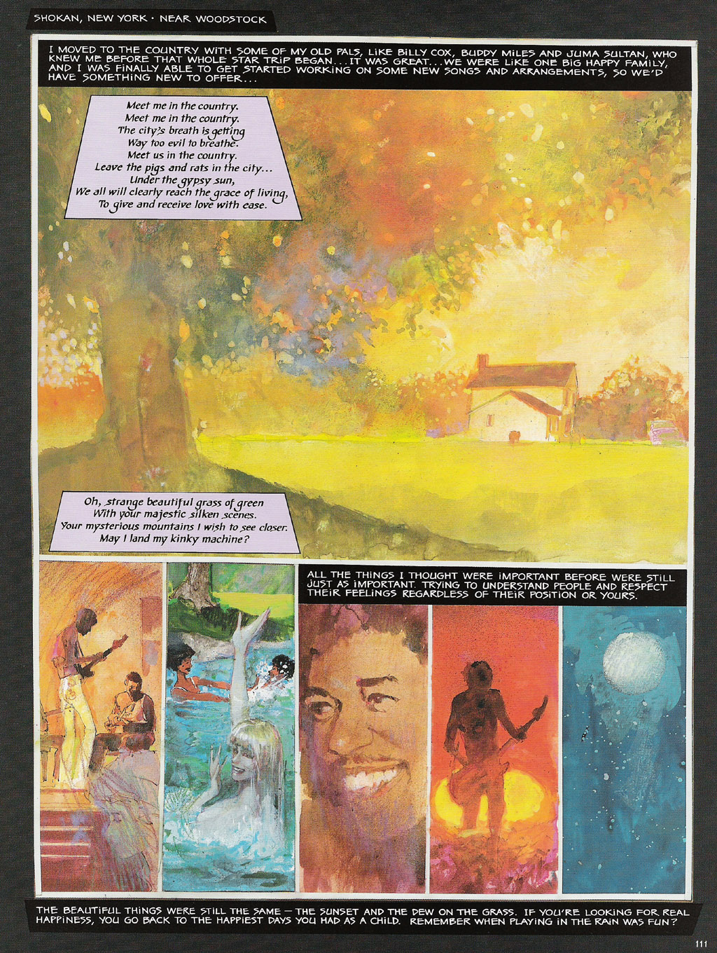 Voodoo Child - The Illustrated Legend of Jimi Hendrix issue TPB - Page 114