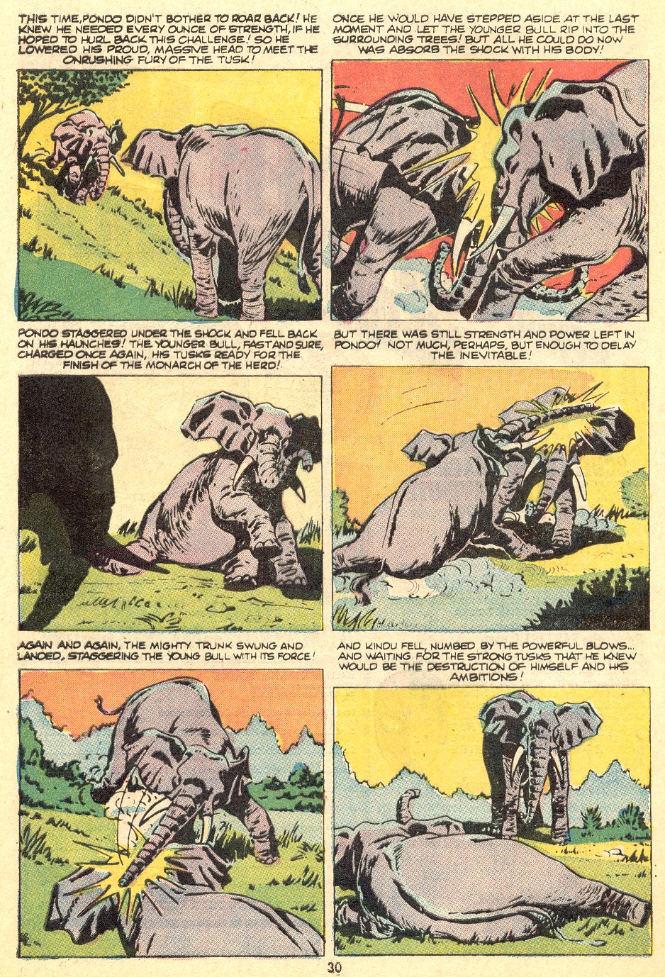 Read online Jungle Action (1972) comic -  Issue #7 - 31