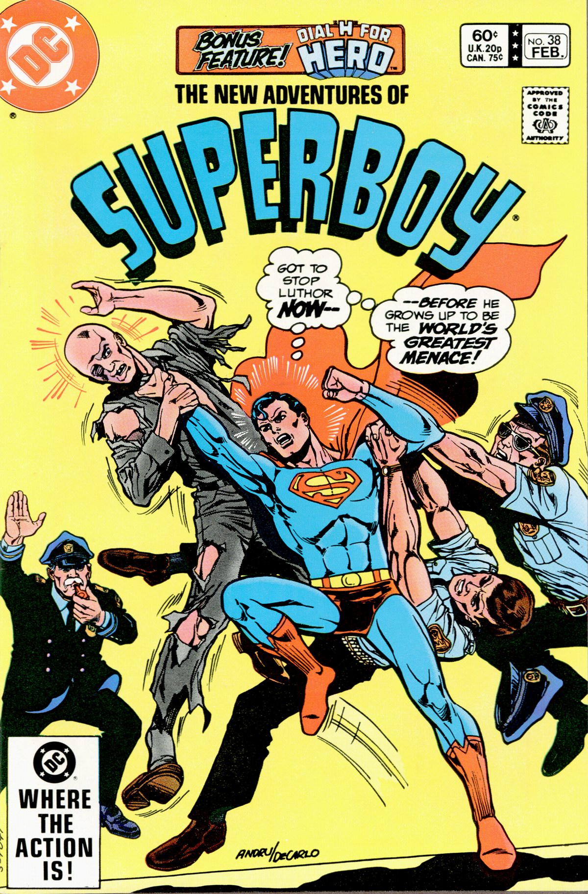 Read online The New Adventures of Superboy comic -  Issue #38 - 1