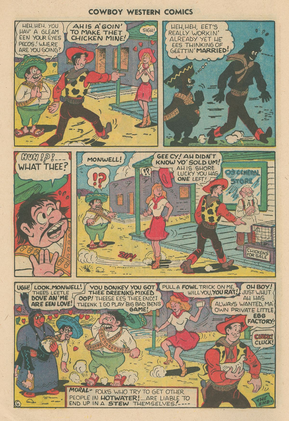 Read online Cowboy Western Comics (1948) comic -  Issue #31 - 12