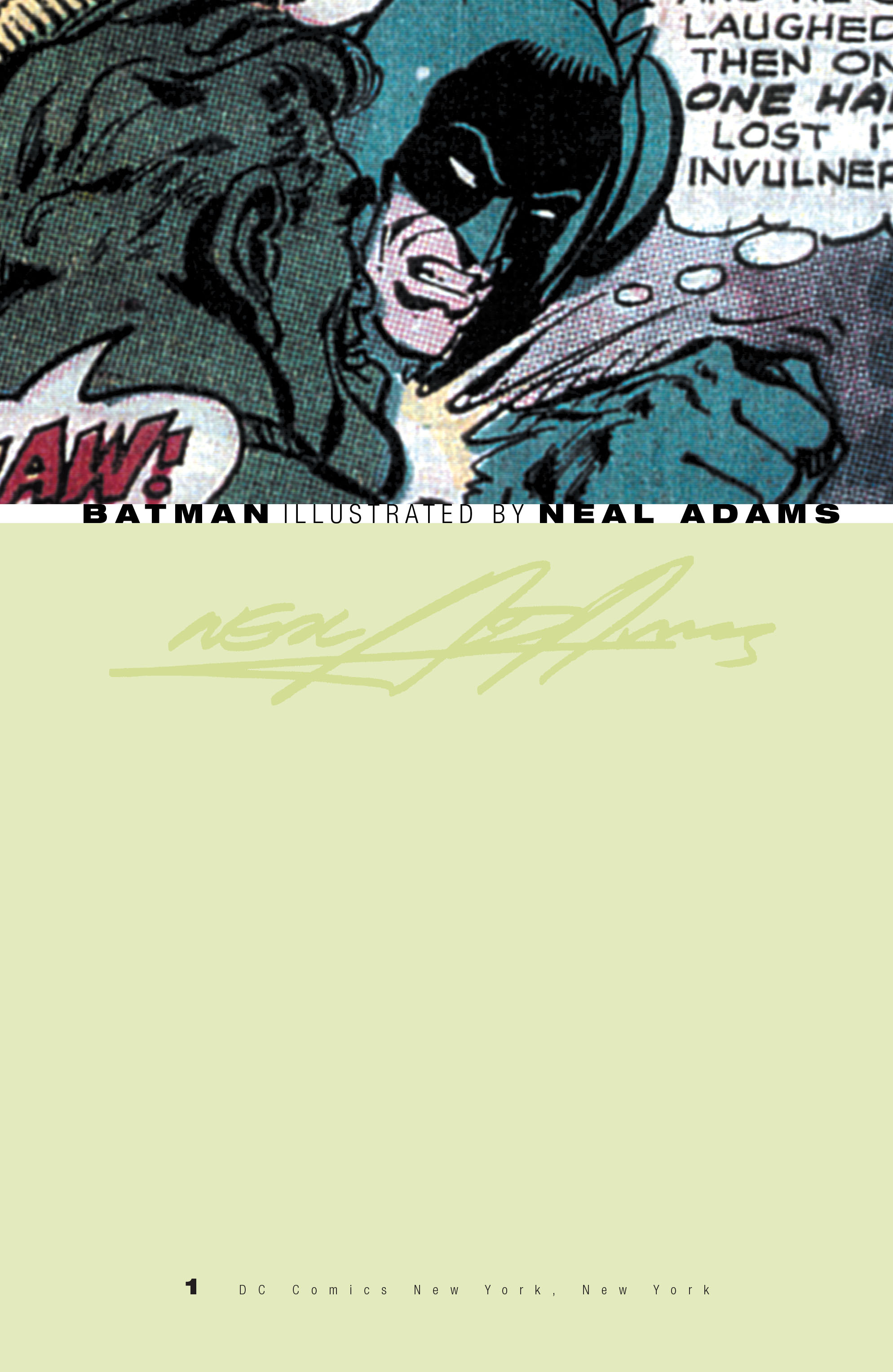 Read online Batman Illustrated by Neal Adams comic -  Issue # TPB 1 (Part 1) - 2