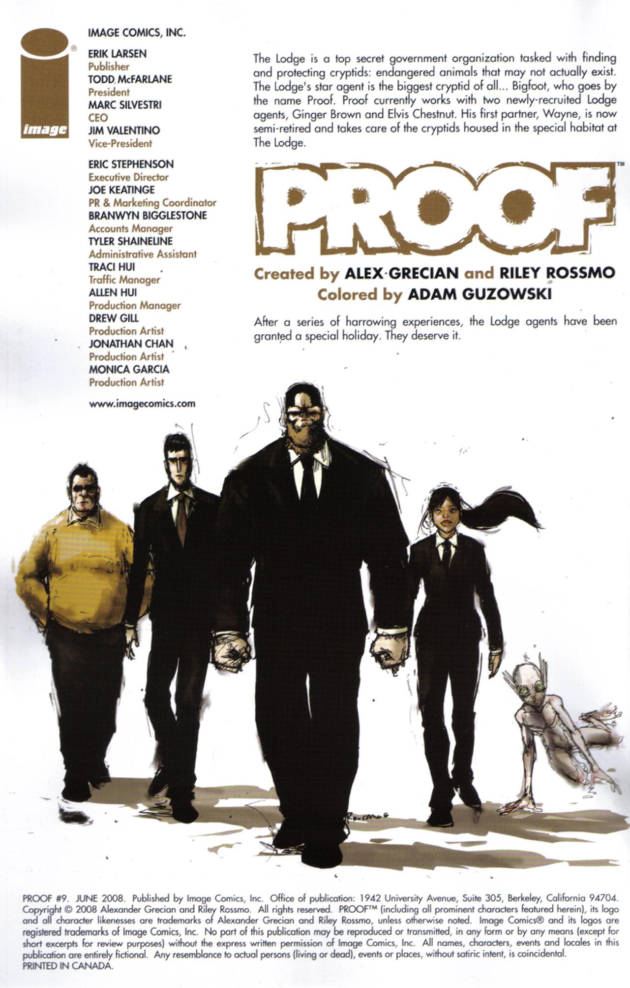 Read online Proof comic -  Issue #9 - 2