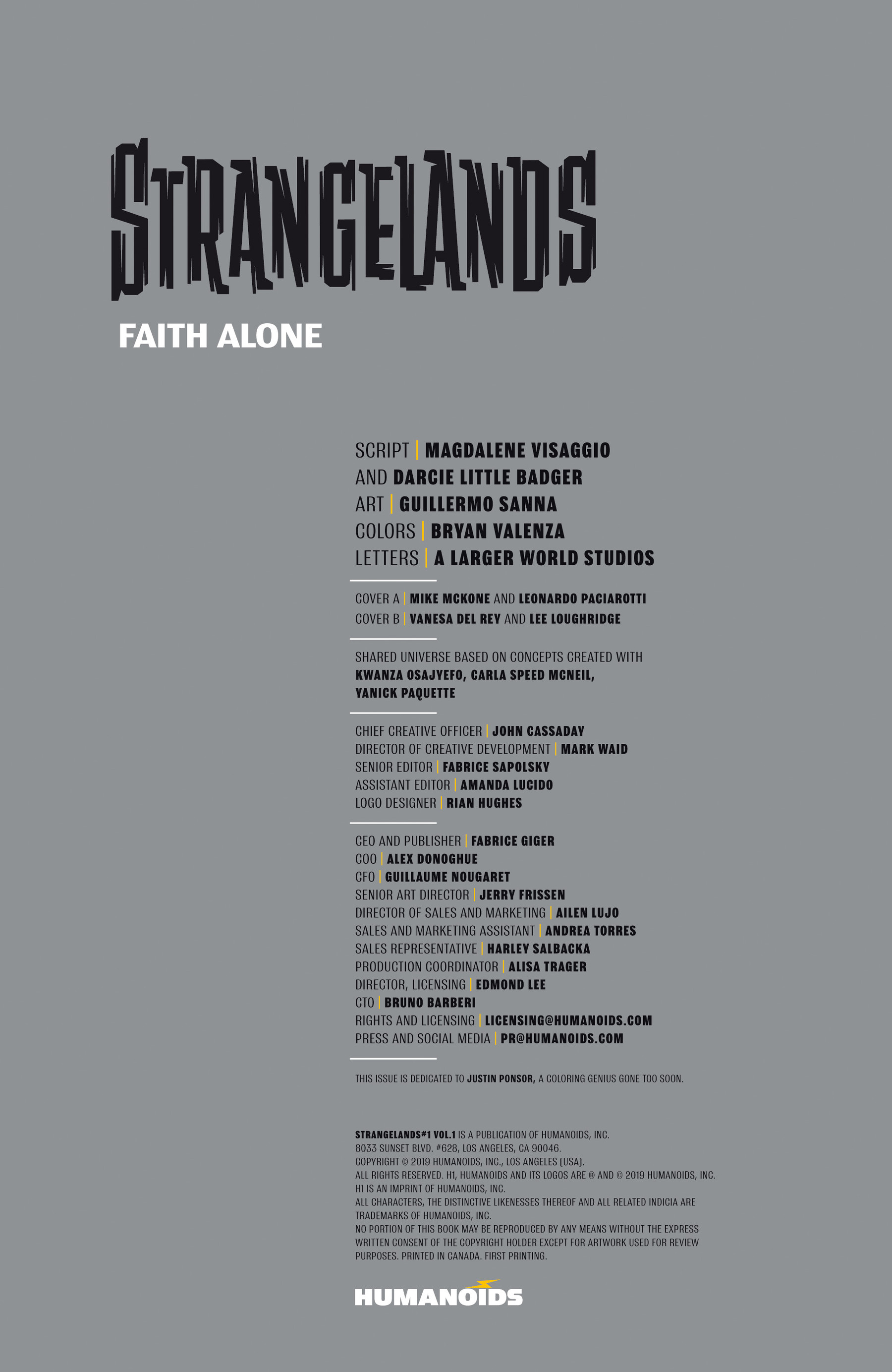 Read online Strangelands comic -  Issue #1 - 2