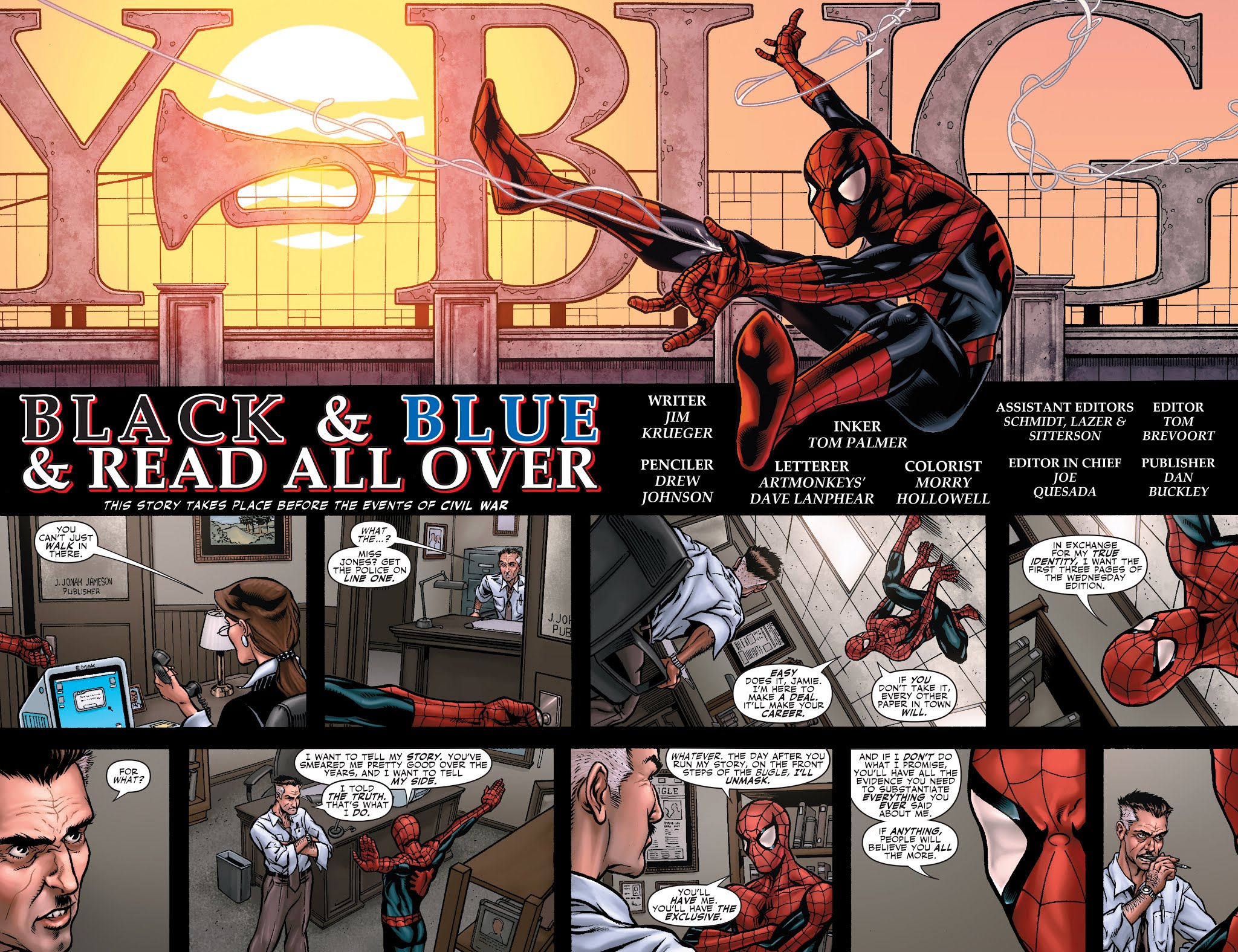 Read online Spider-Man Special: Black and Blue and Read All Over comic -  Issue # Full - 10