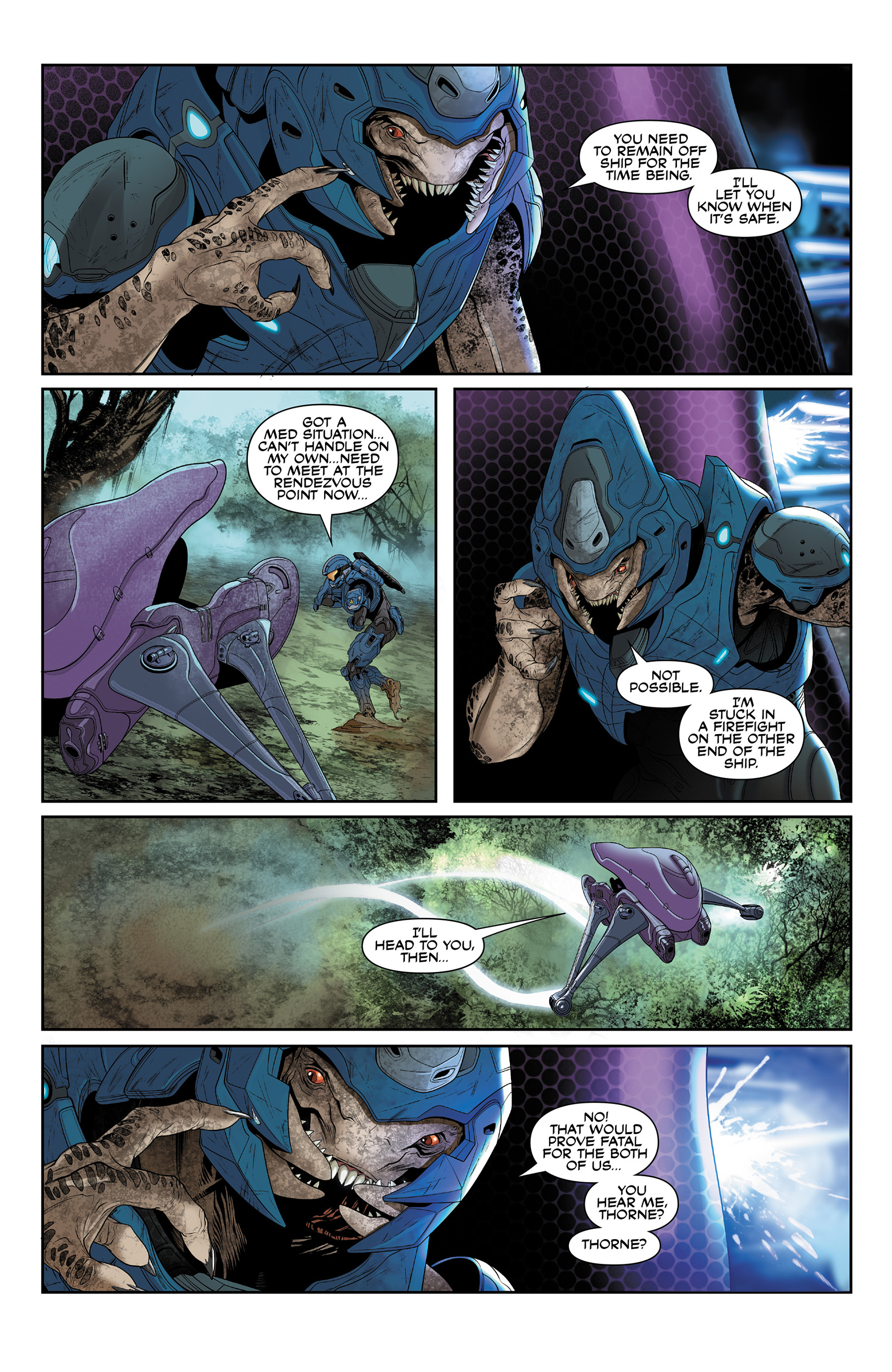 Read online Halo: Escalation comic -  Issue #23 - 19