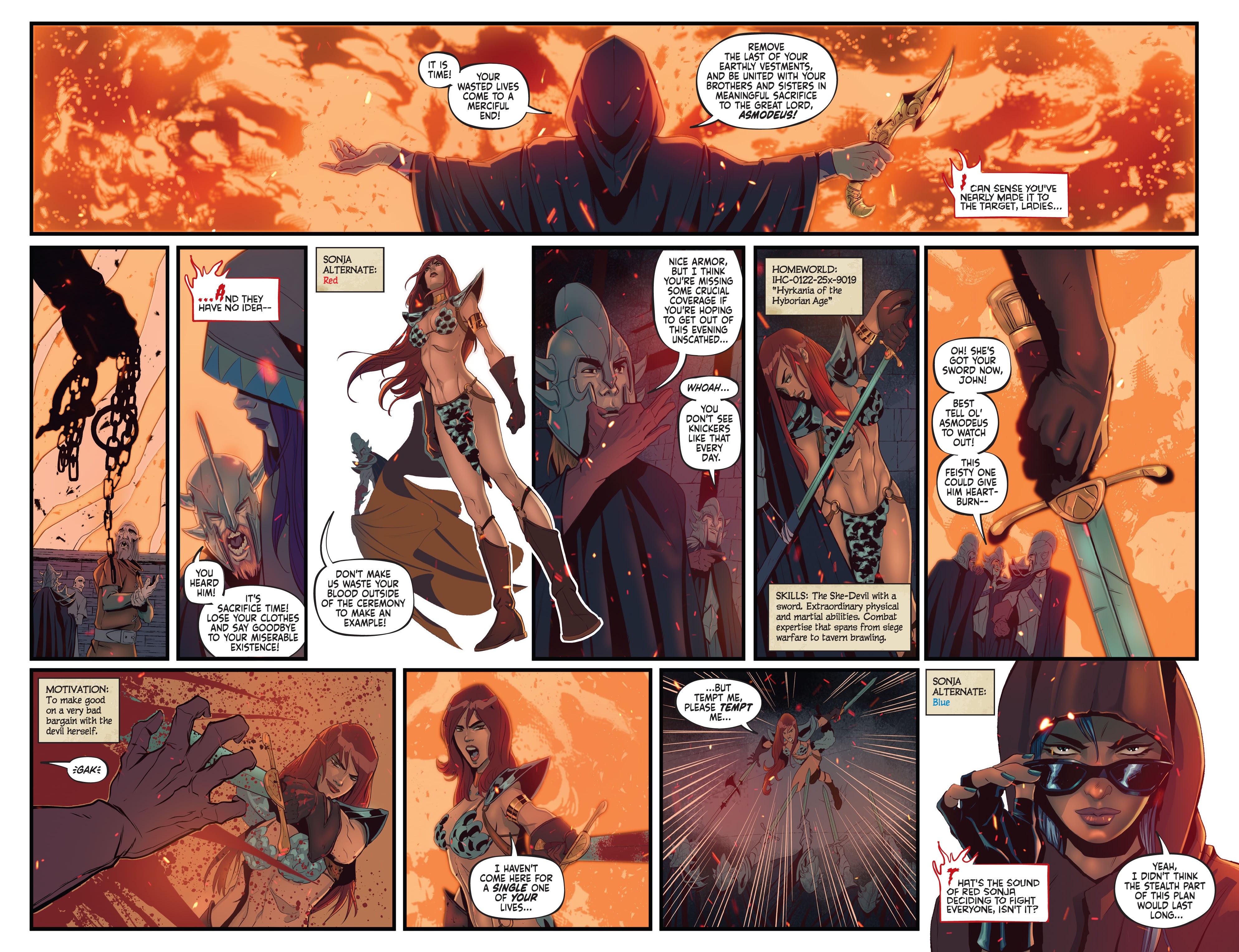 Read online Hell Sonja comic -  Issue #1 - 9