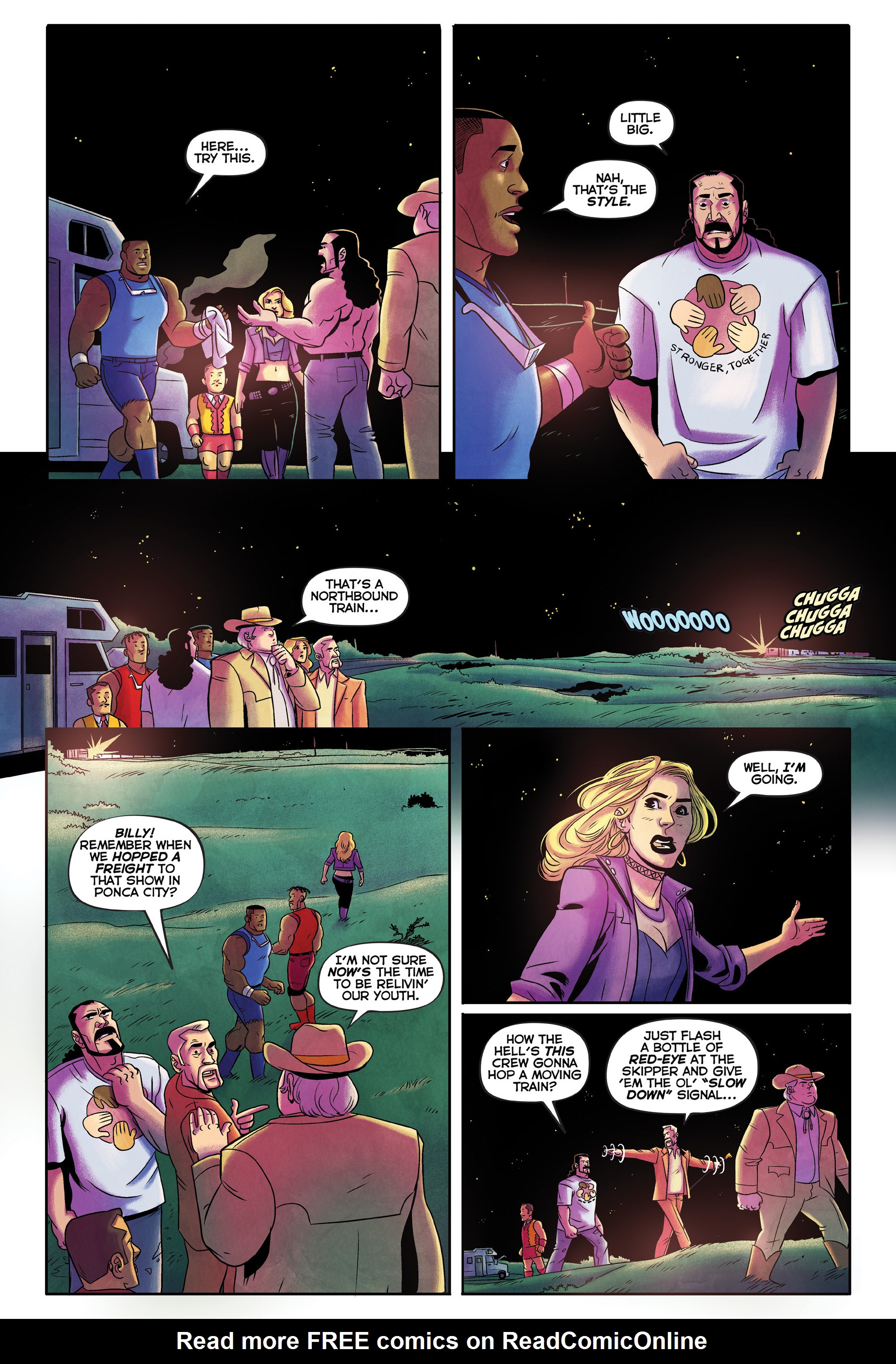 Read online Invasion from Planet Wrestletopia comic -  Issue #5 - 21