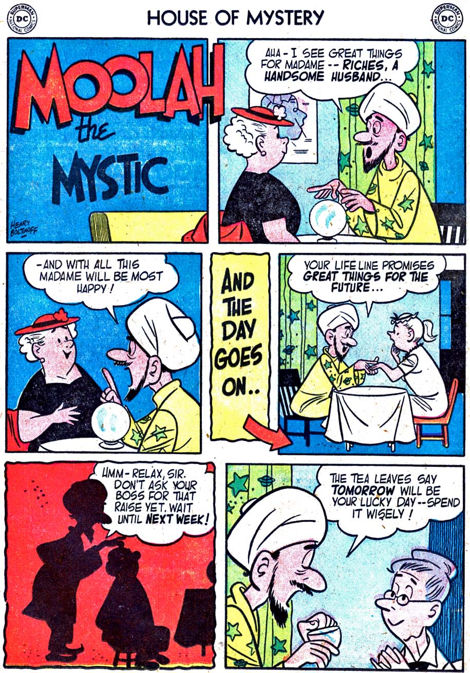 Read online House of Mystery (1951) comic -  Issue #39 - 17