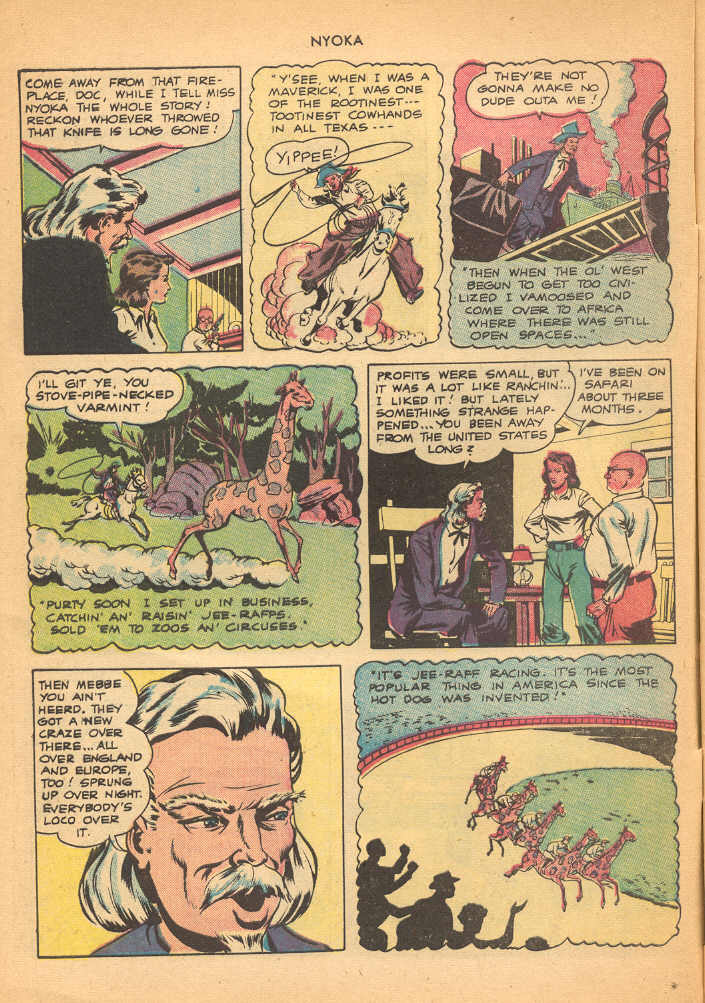Read online Nyoka the Jungle Girl (1945) comic -  Issue #8 - 8