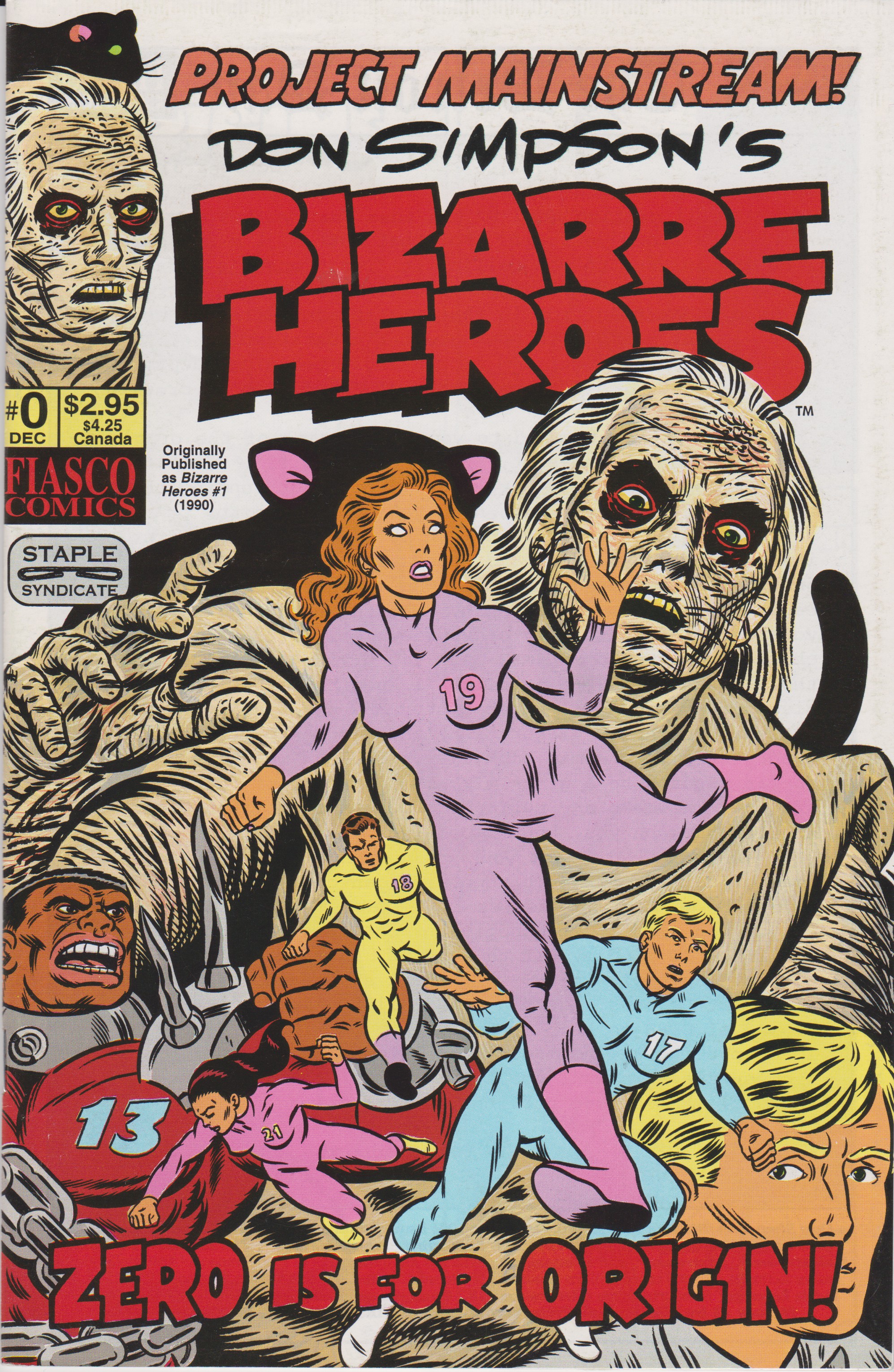 Read online Don Simpson's Bizarre Heroes comic -  Issue #0 - 1