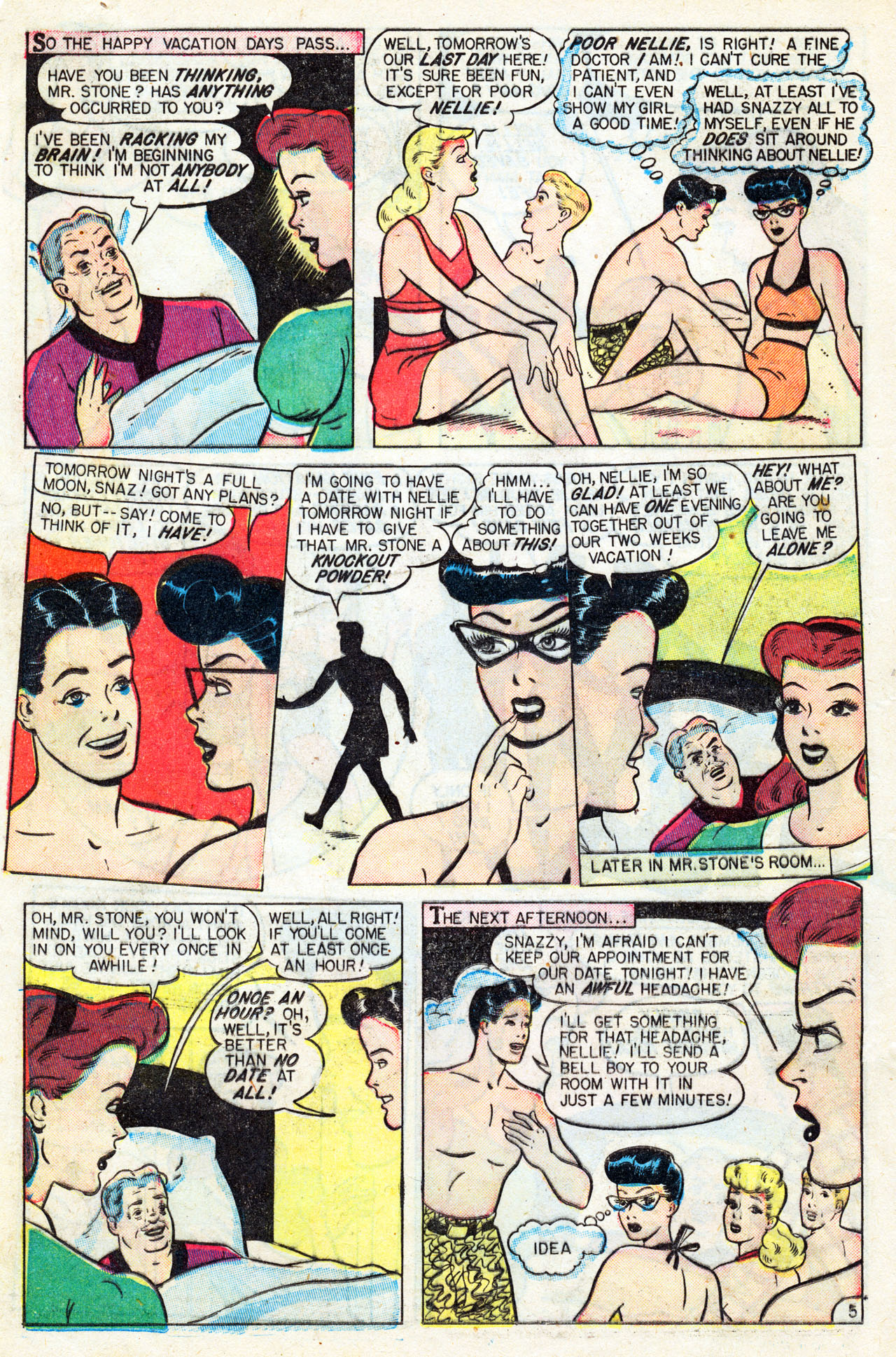 Read online Nellie The Nurse (1945) comic -  Issue #16 - 16