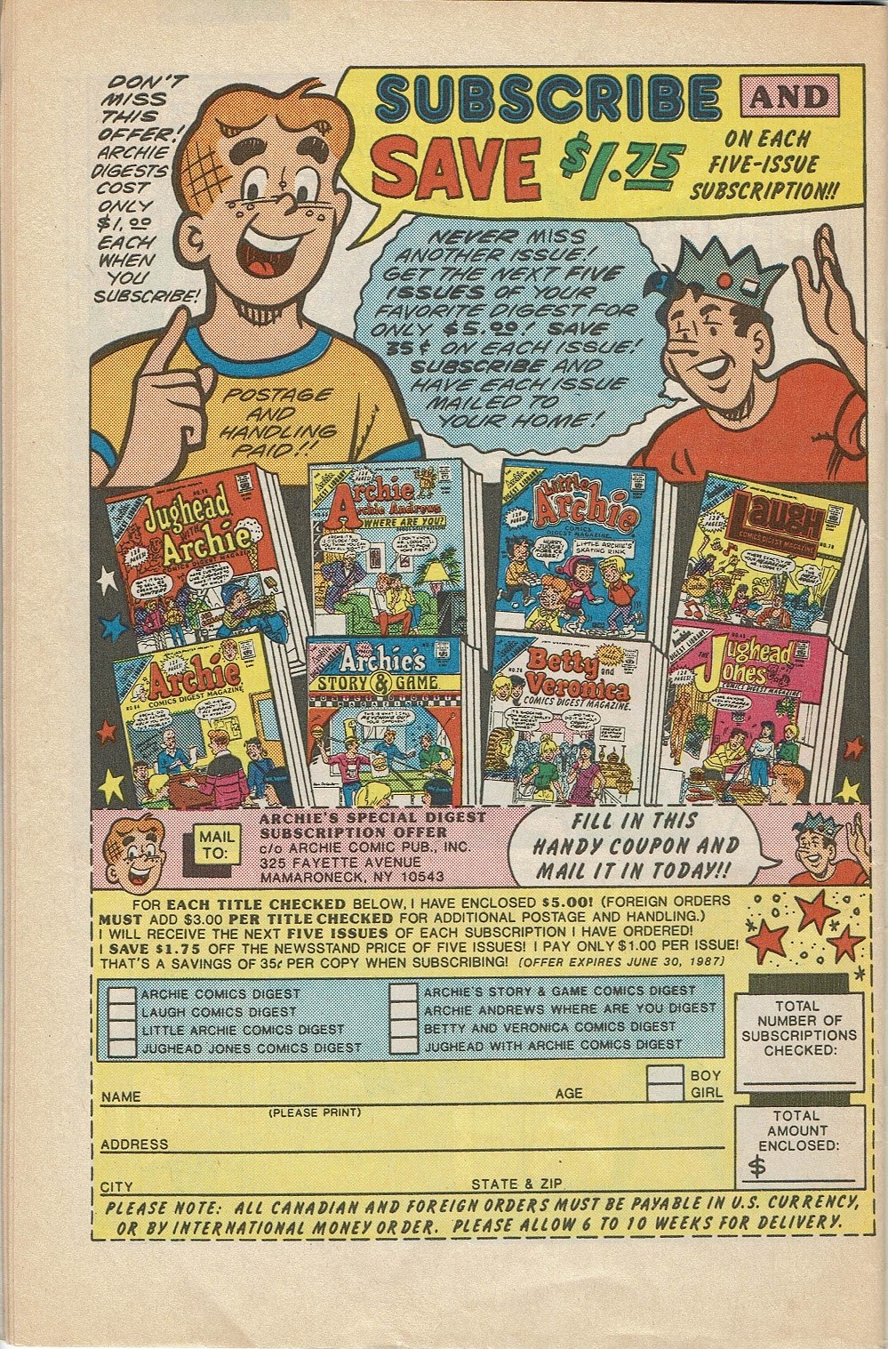 Read online Jughead (1965) comic -  Issue #352 - 34