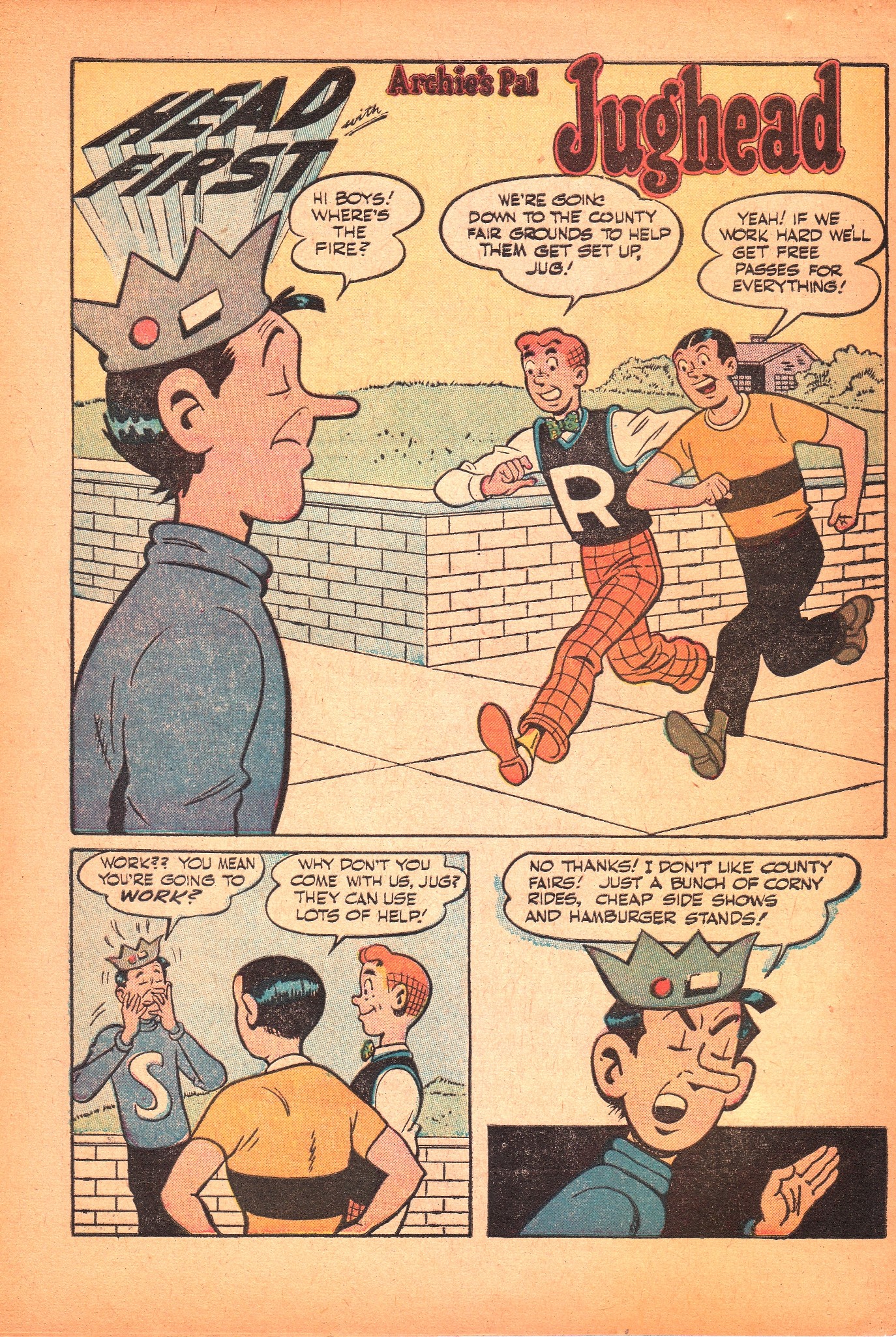 Read online Archie's Pal Jughead comic -  Issue #25 - 28