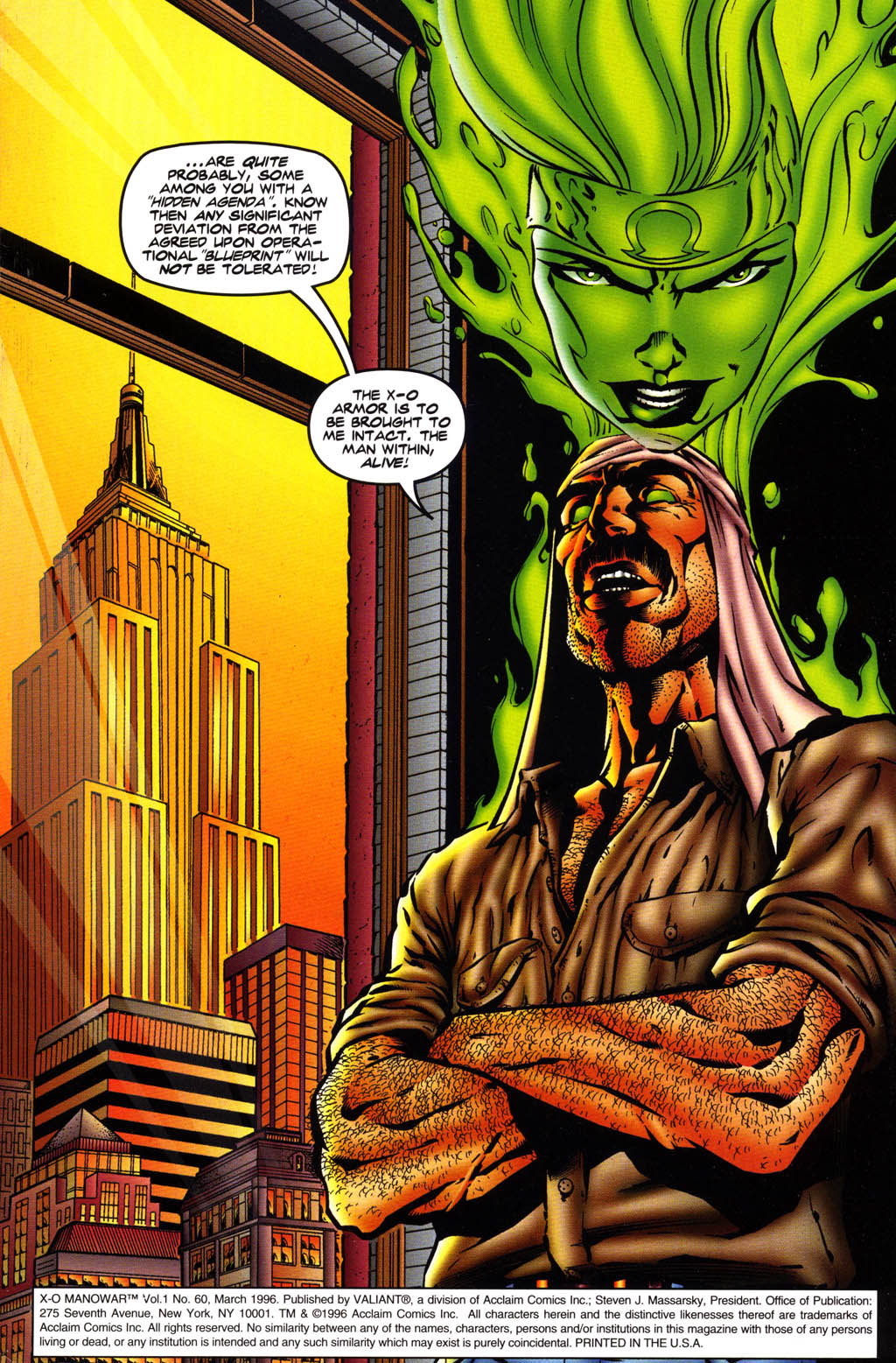 Read online X-O Manowar (1992) comic -  Issue #60 - 2