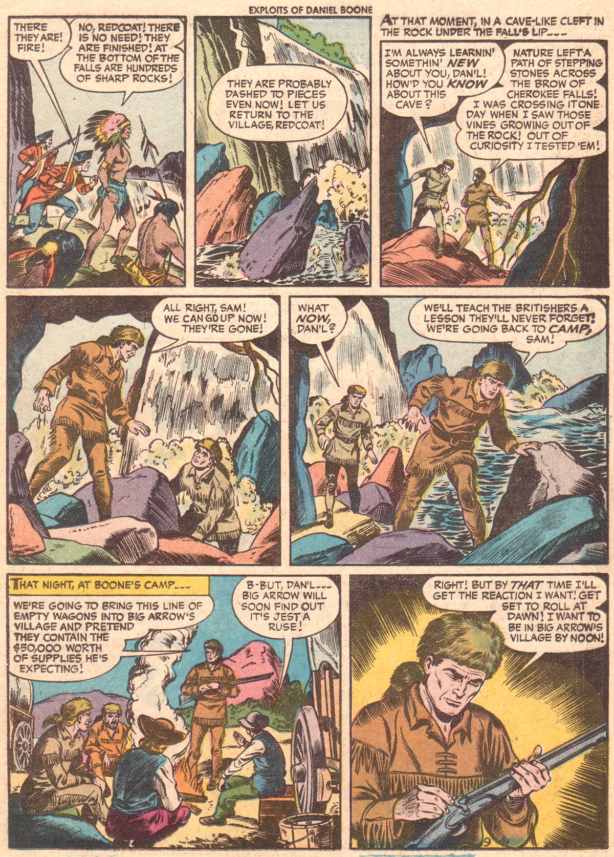 Read online Exploits of Daniel Boone comic -  Issue #5 - 11