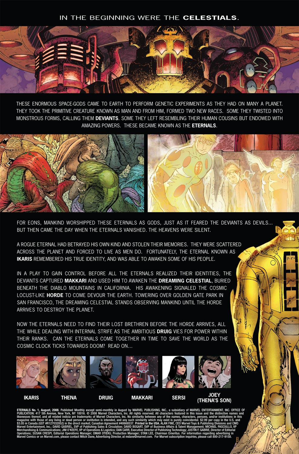 Read online Eternals (2008) comic -  Issue #1 - 2