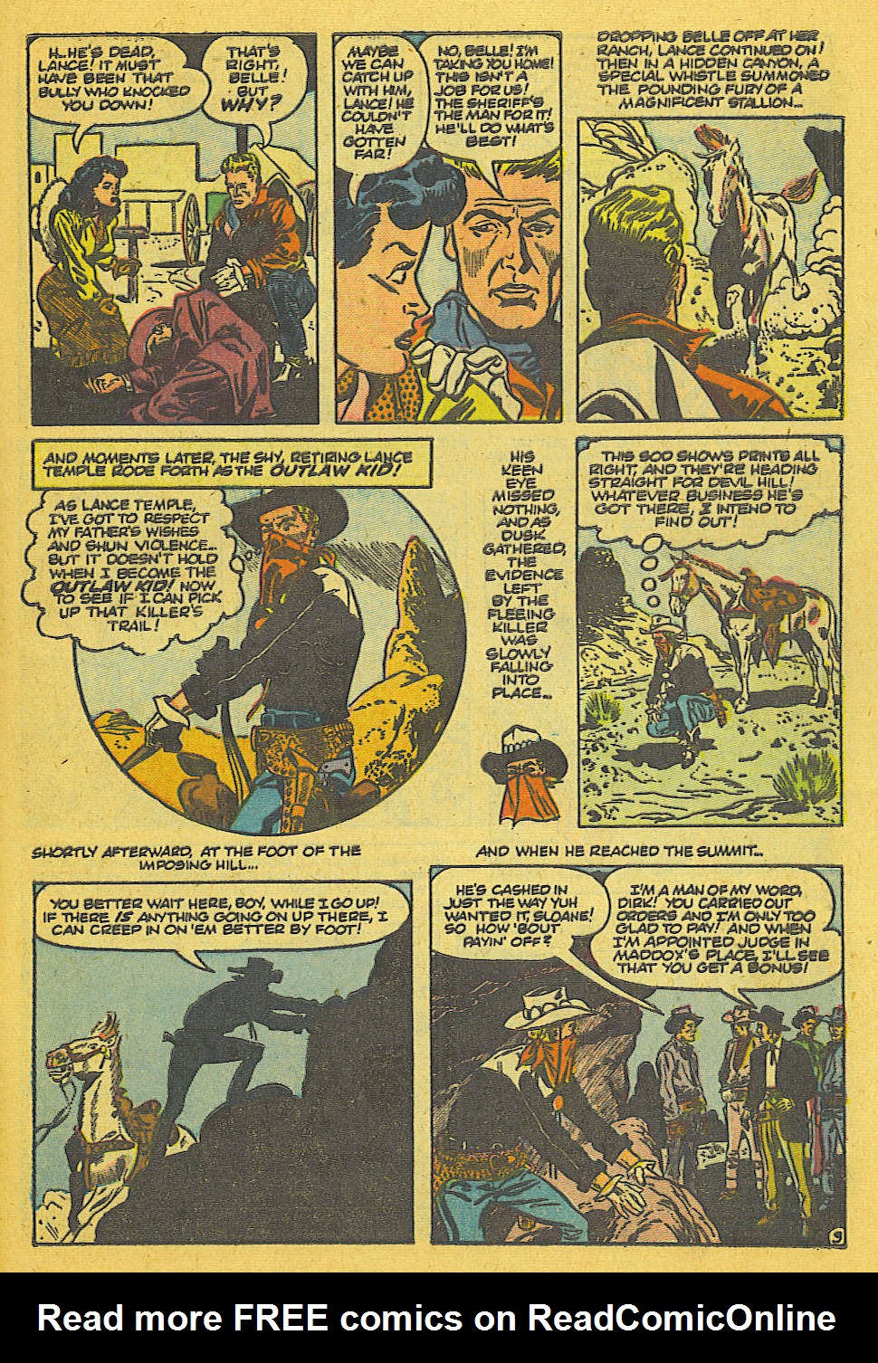 Read online The Outlaw Kid (1954) comic -  Issue #1 - 21
