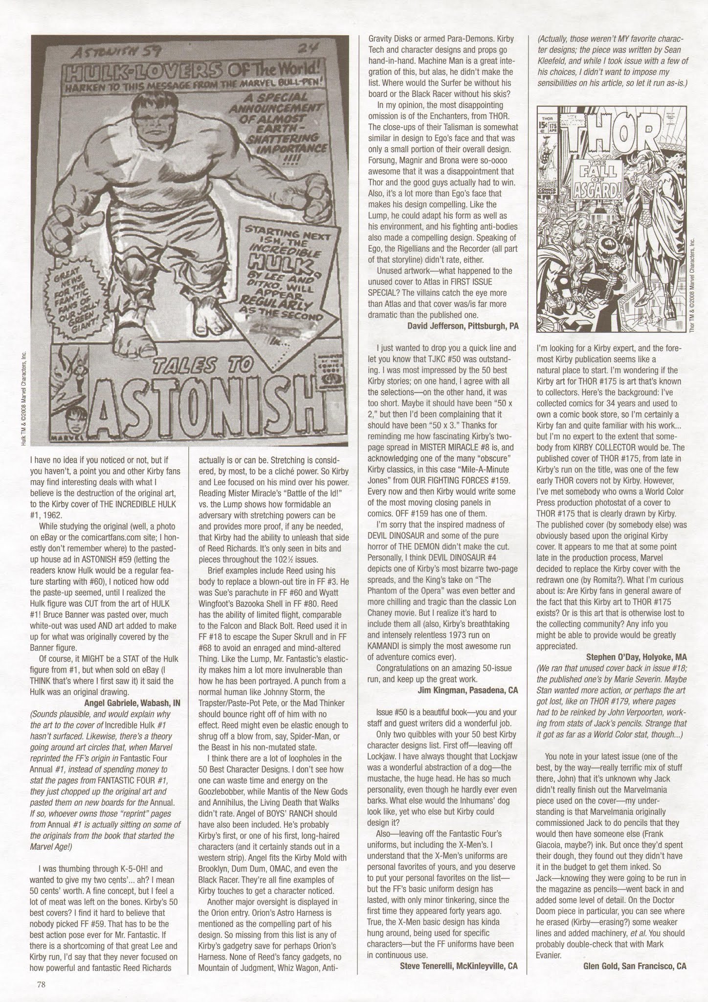 Read online The Jack Kirby Collector comic -  Issue #51 - 77
