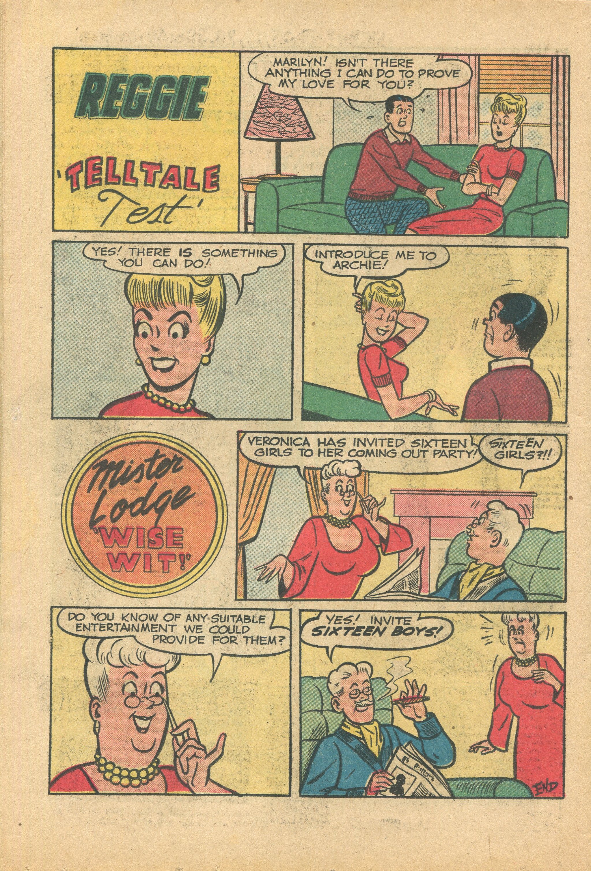 Read online Archie's Joke Book Magazine comic -  Issue #62 - 34