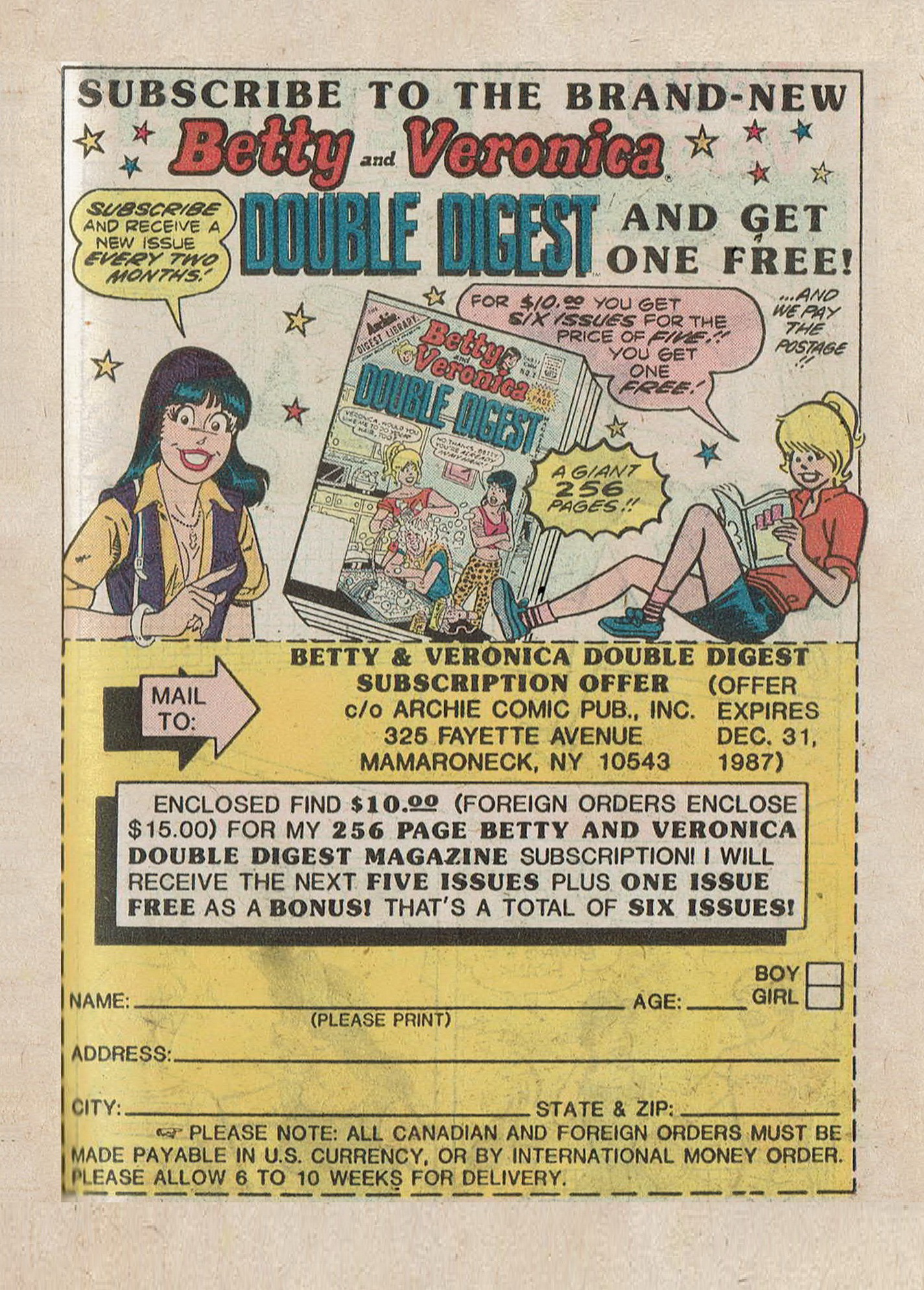 Read online Betty and Veronica Digest Magazine comic -  Issue #26 - 35