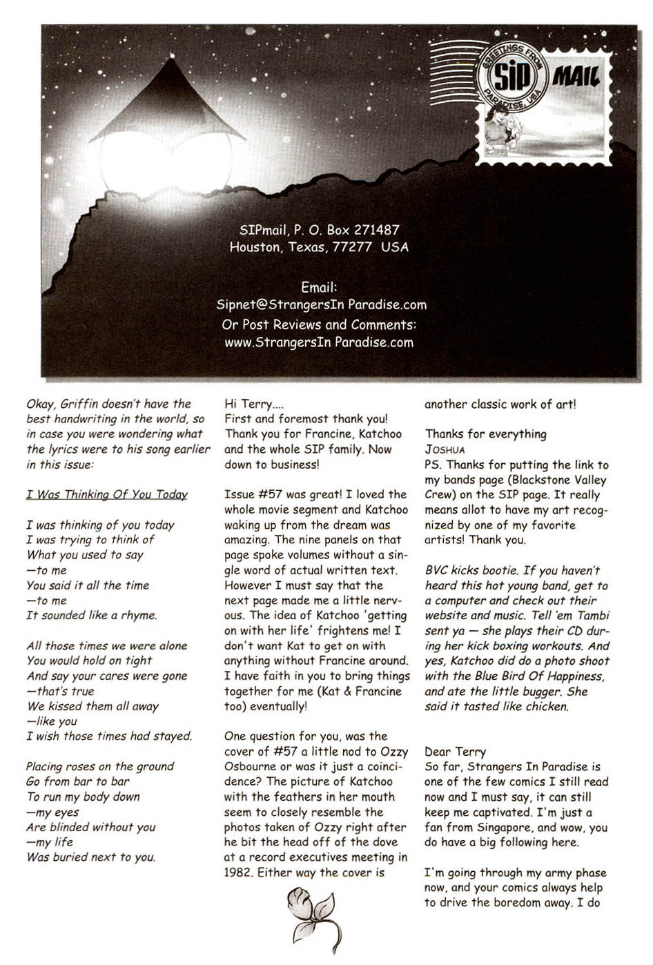 Read online Strangers in Paradise comic -  Issue #58 - 22