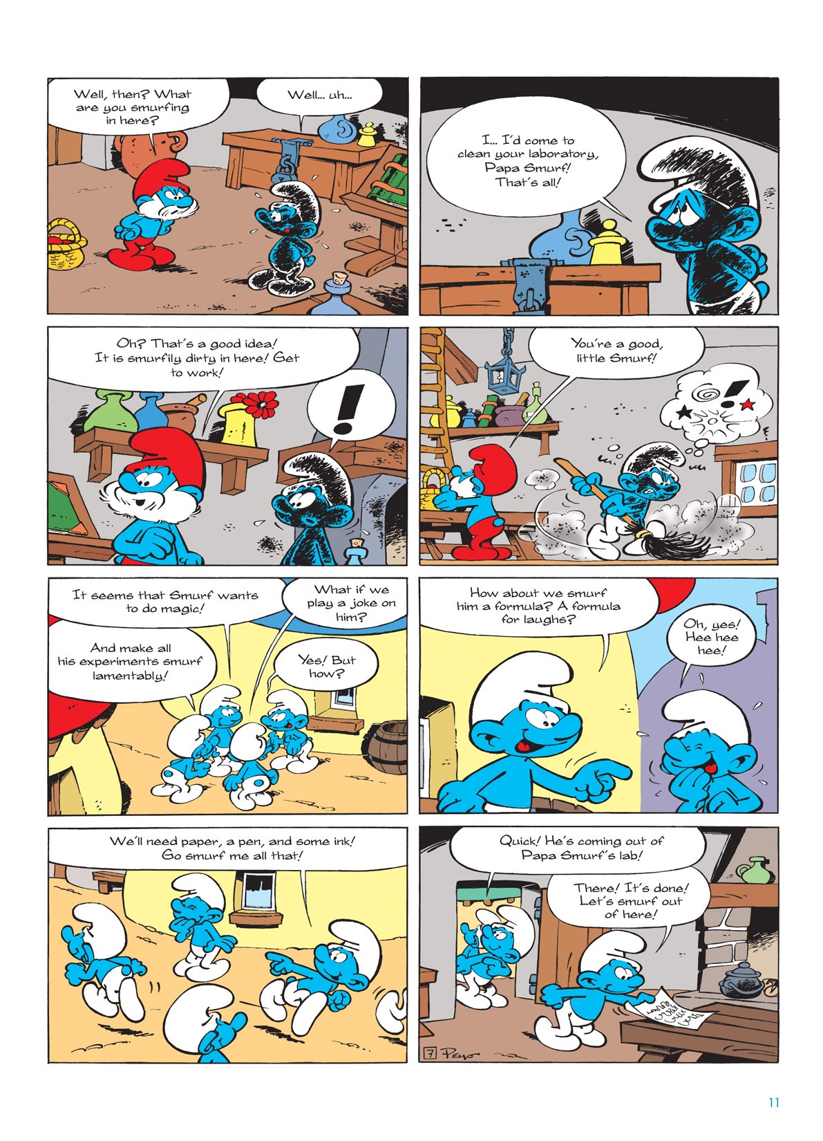 Read online The Smurfs comic -  Issue #8 - 11