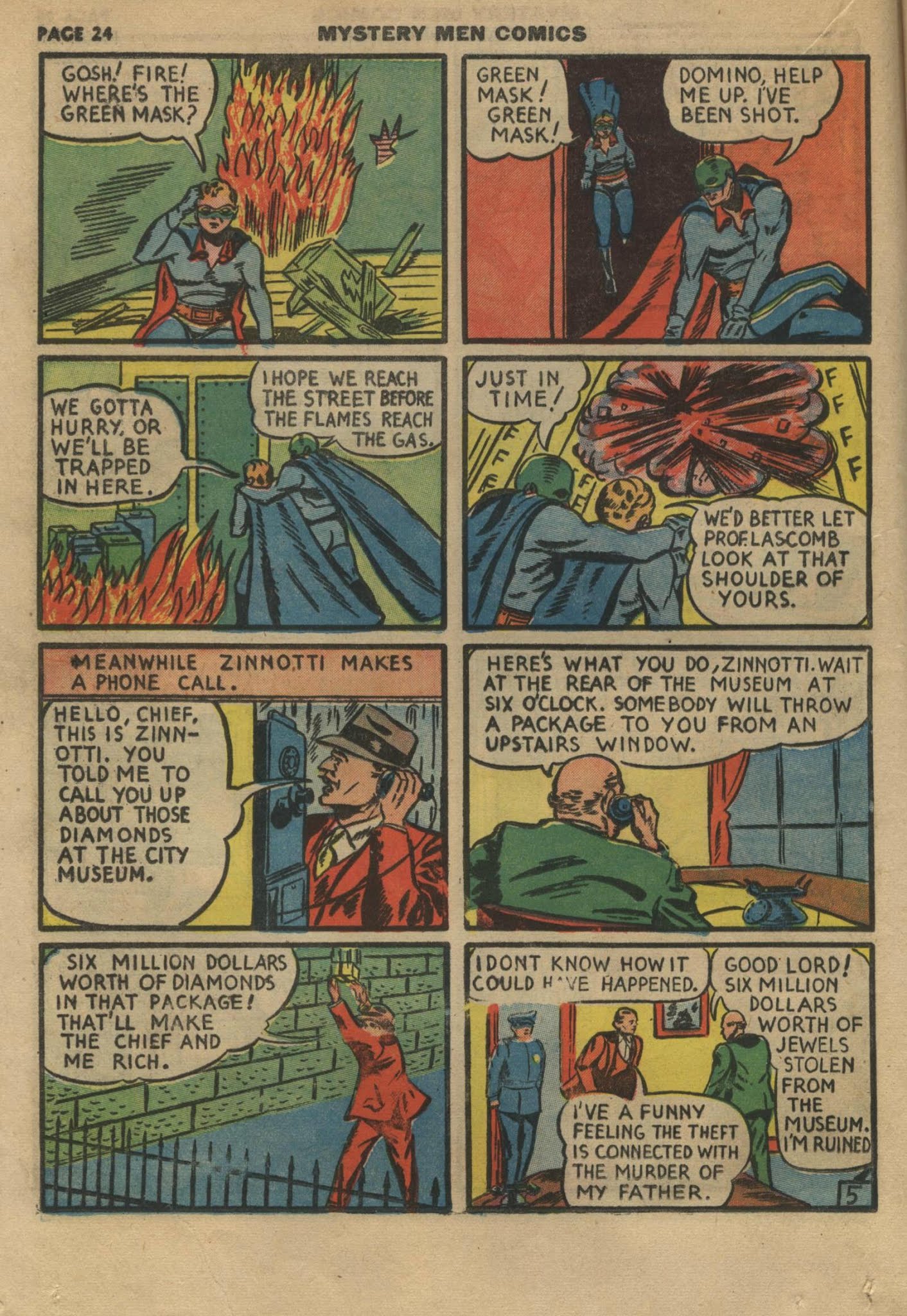 Read online Mystery Men Comics comic -  Issue #15 - 26