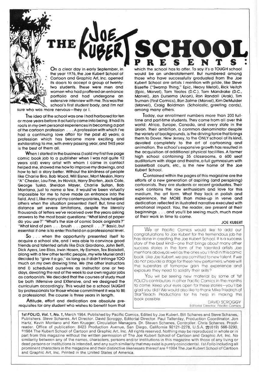 Read online 1st Folio comic -  Issue # Full - 2