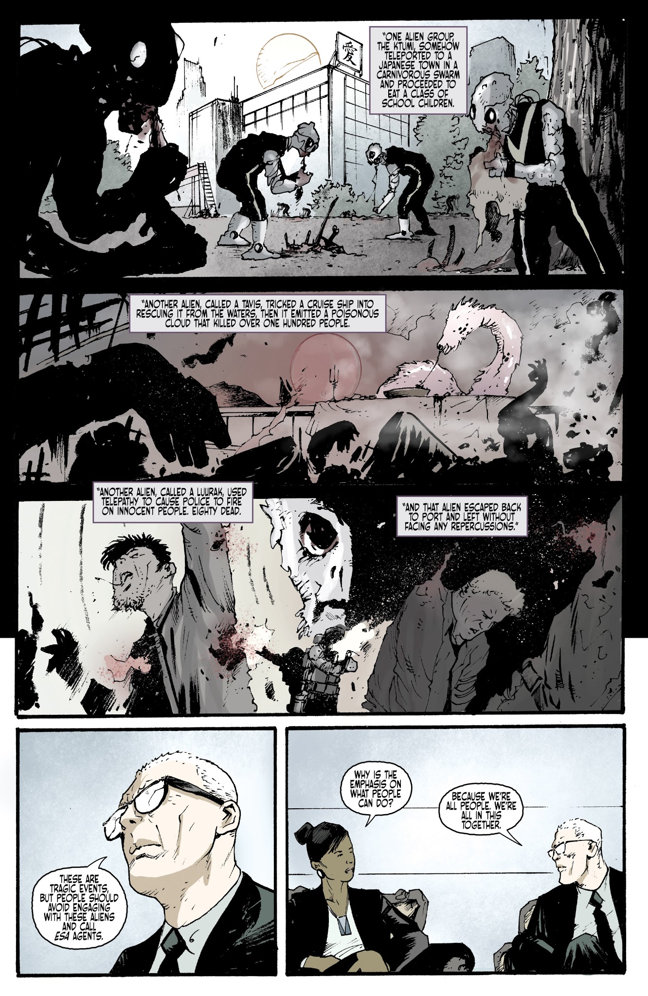 Read online Port of Earth comic -  Issue #4 - 5