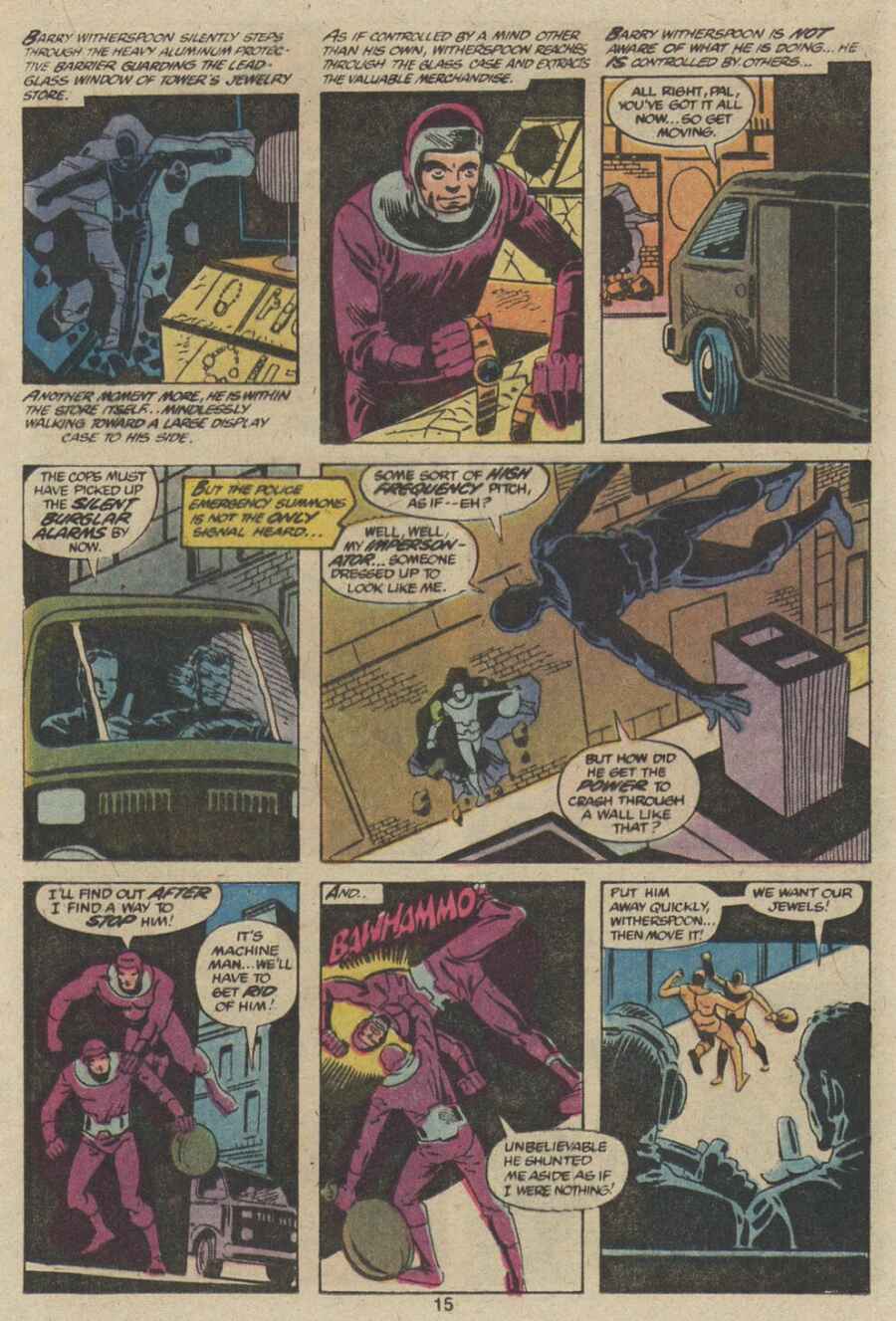 Read online Machine Man (1978) comic -  Issue #14 - 10