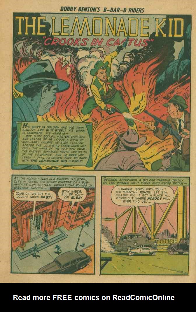 Read online Bobby Benson's B-Bar-B Riders comic -  Issue #1 - 18