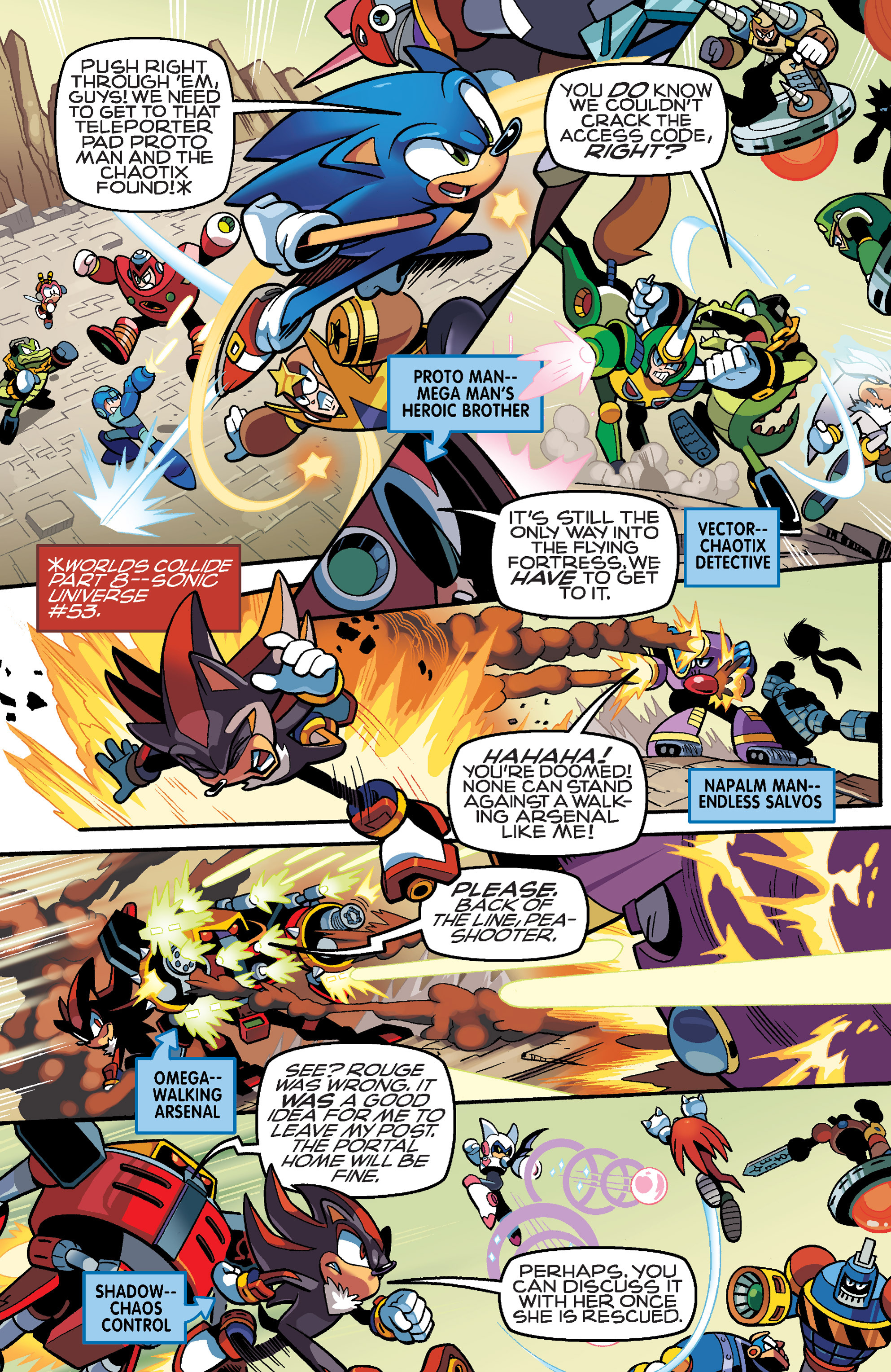 Read online Sonic Mega Man Worlds Collide comic -  Issue # Vol 3 - 13