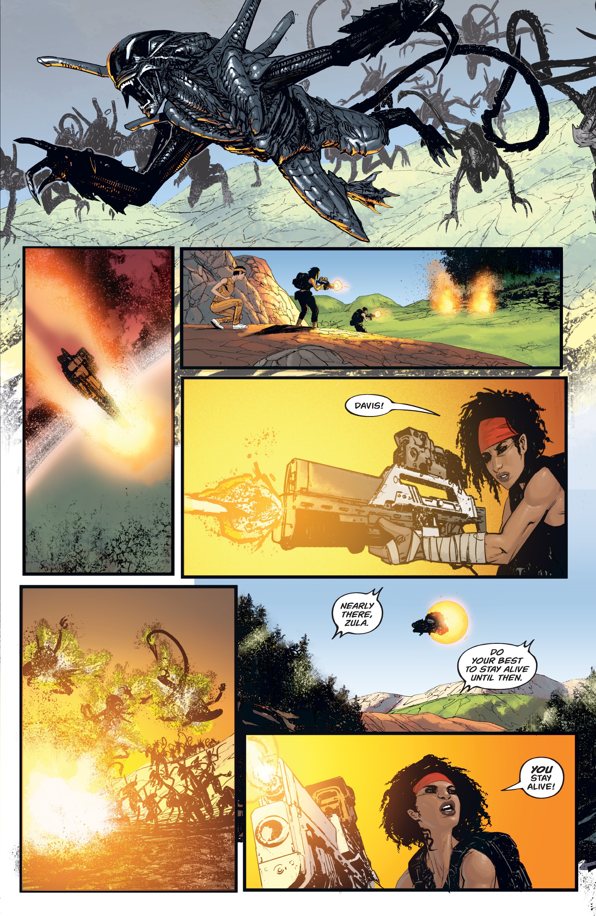 Read online Aliens: Resistance comic -  Issue #4 - 15