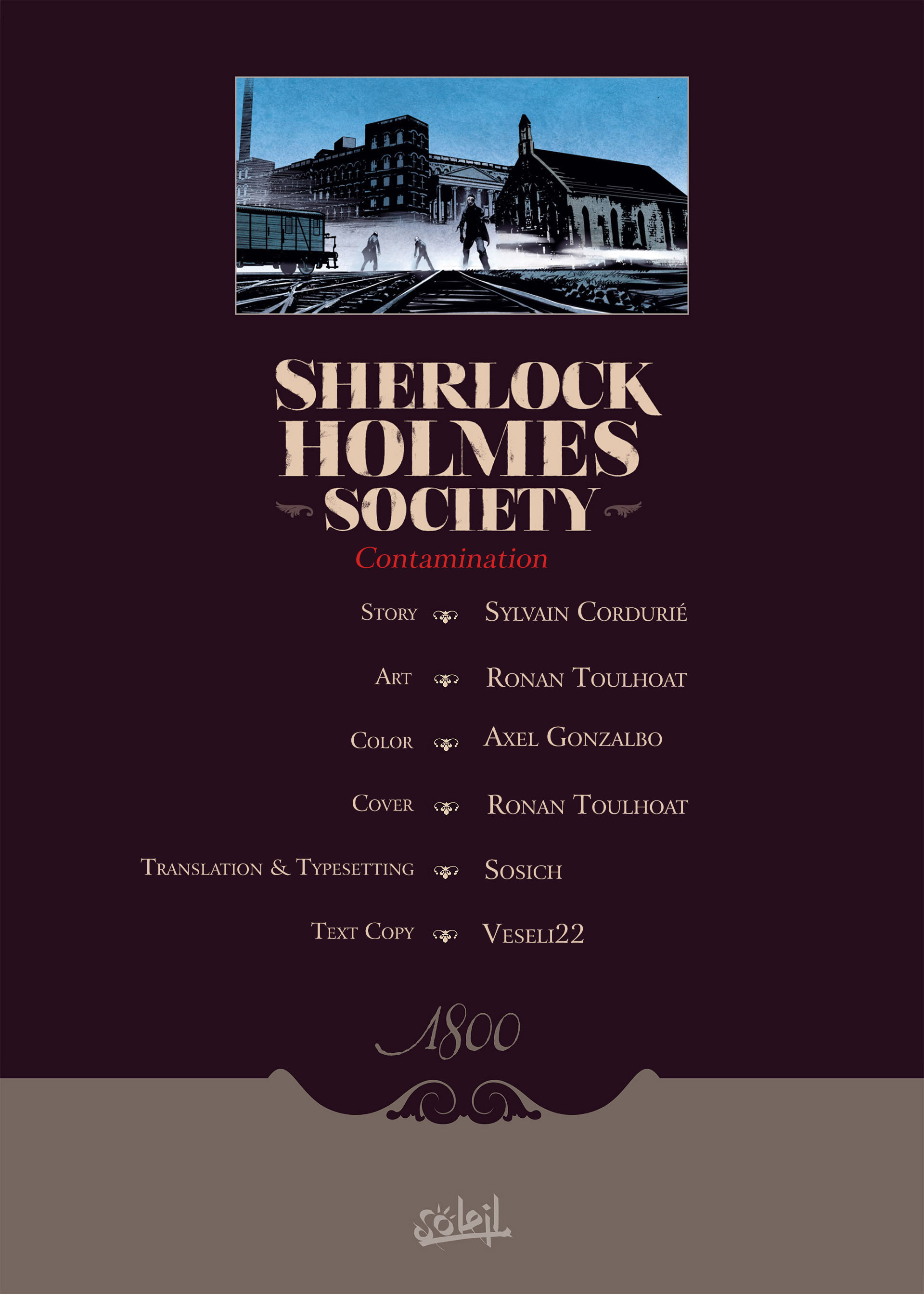 Read online Sherlock Holmes Society Tome 4 : Contamination comic -  Issue # Full - 2