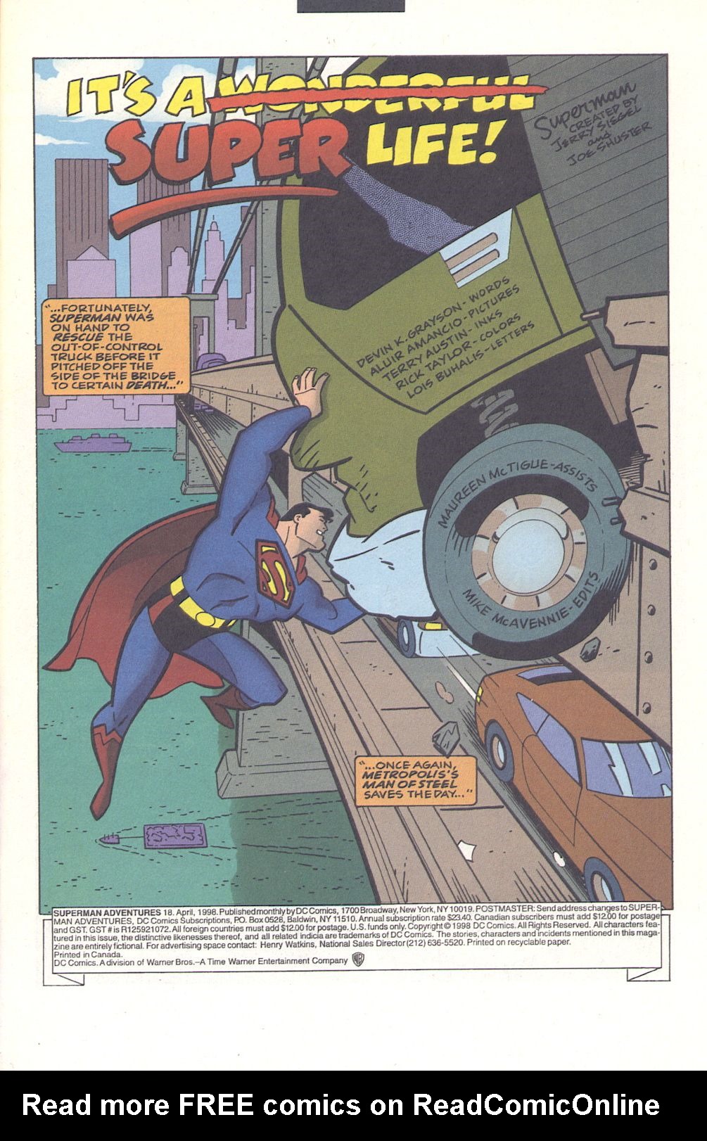 Superman Adventures Issue #18 #21 - English 2