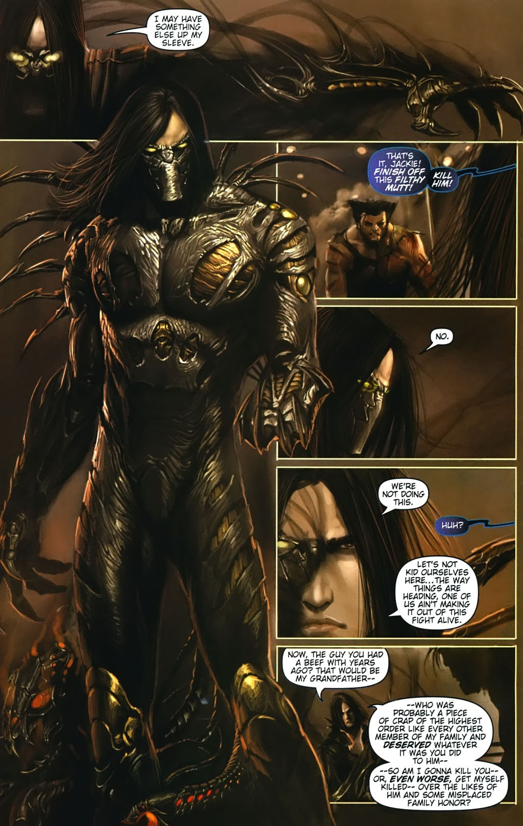 Read online The Darkness/Wolverine comic -  Issue # Full - 22