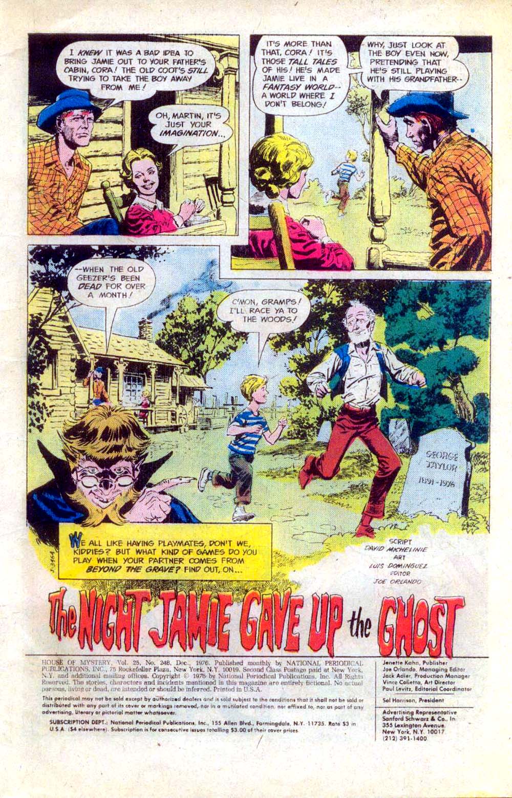 Read online House of Mystery (1951) comic -  Issue #248 - 3