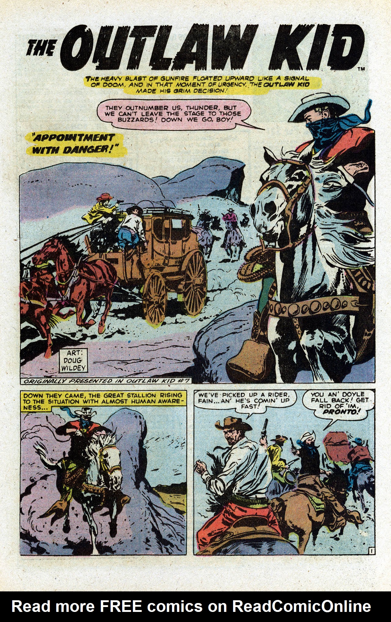 Read online The Outlaw Kid (1970) comic -  Issue #24 - 20