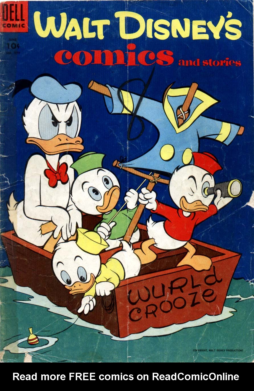 Read online Walt Disney's Comics and Stories comic -  Issue #177 - 1