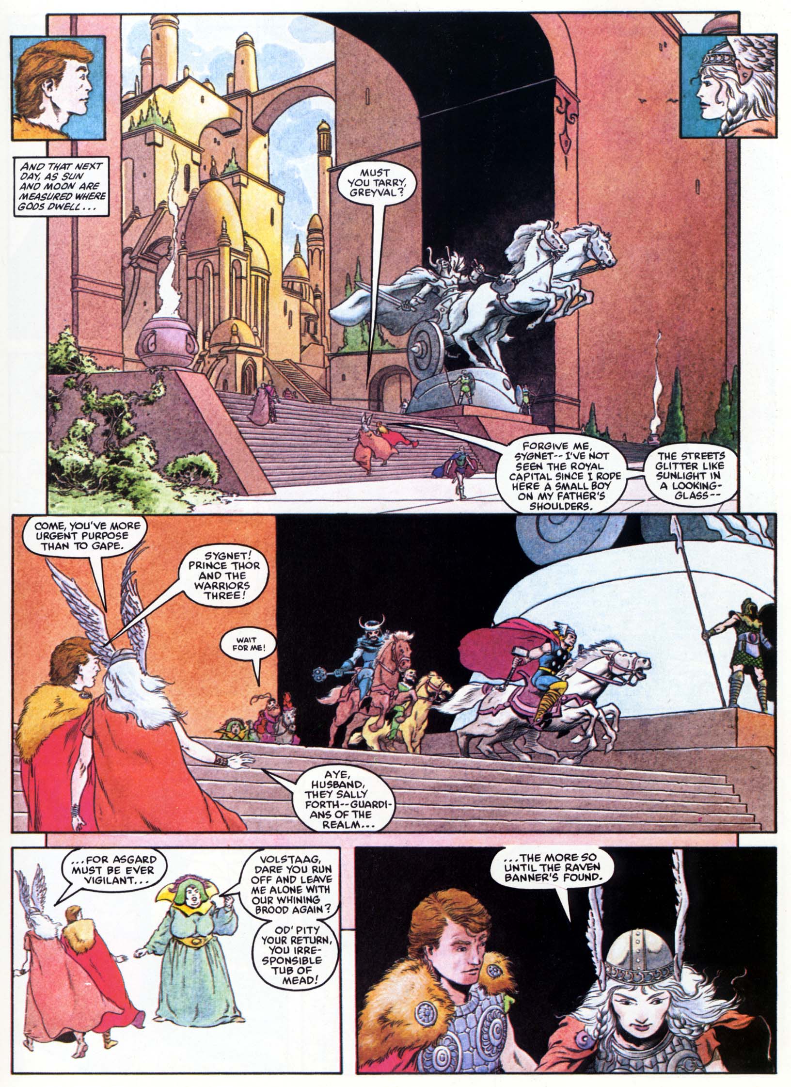Read online Marvel Graphic Novel comic -  Issue #15 - The Raven Banner - 16