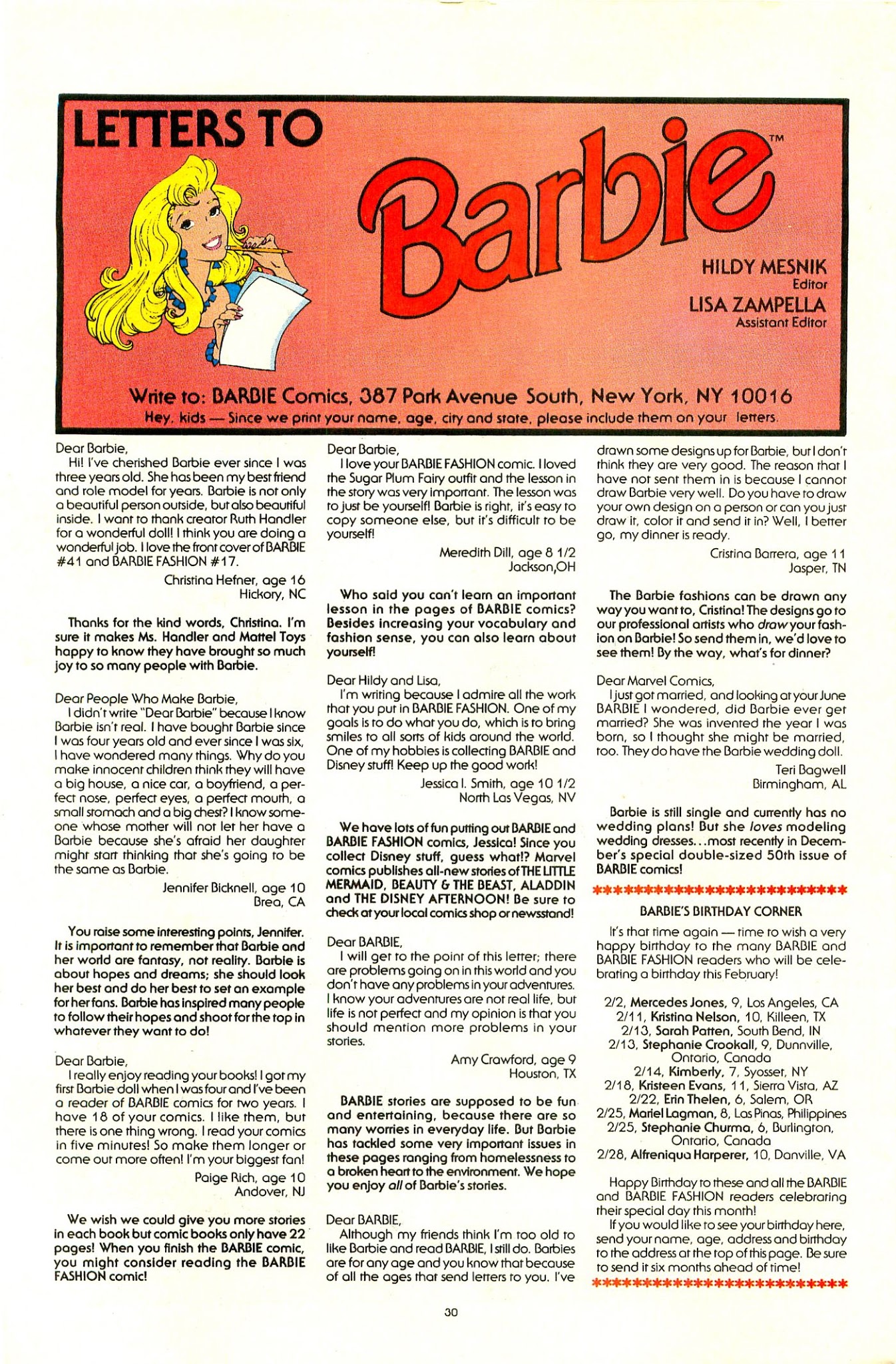 Read online Barbie comic -  Issue #52 - 32