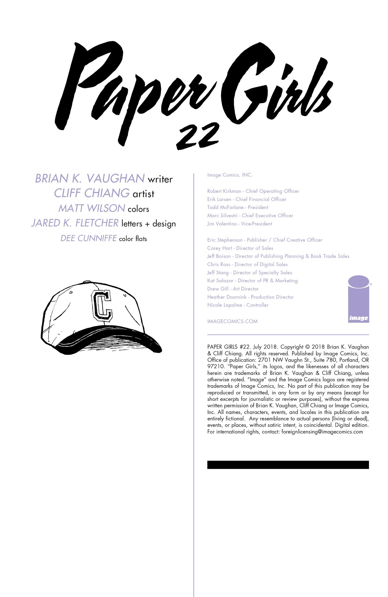 Read online Paper Girls comic -  Issue #22 - 2