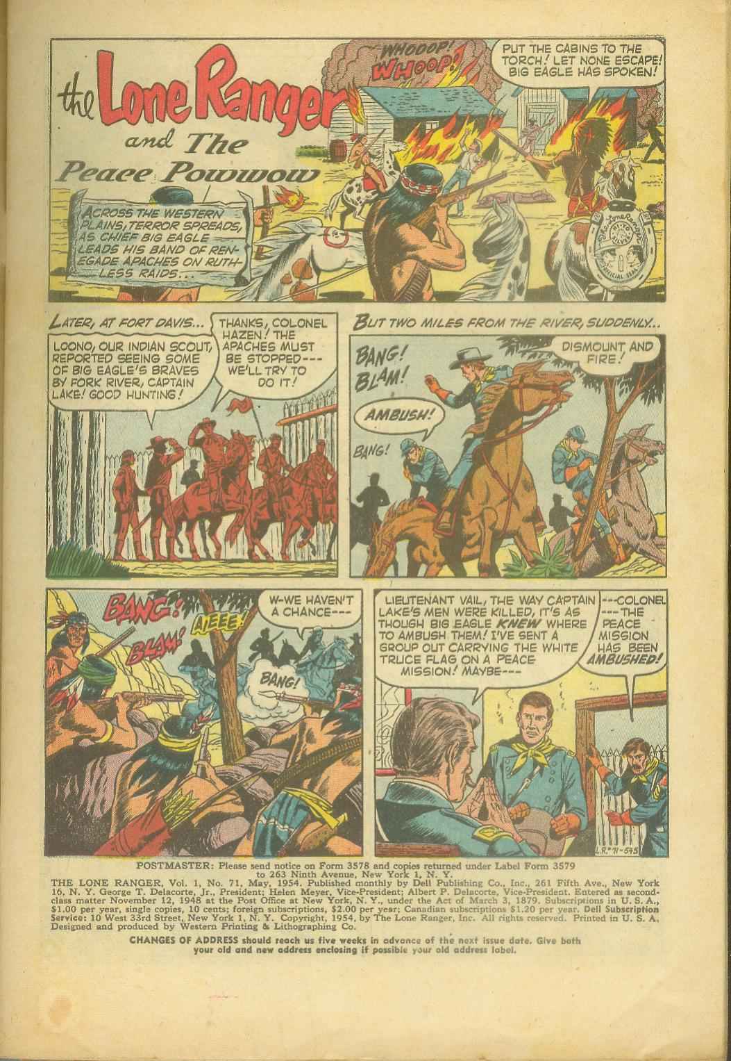 Read online The Lone Ranger (1948) comic -  Issue #71 - 3