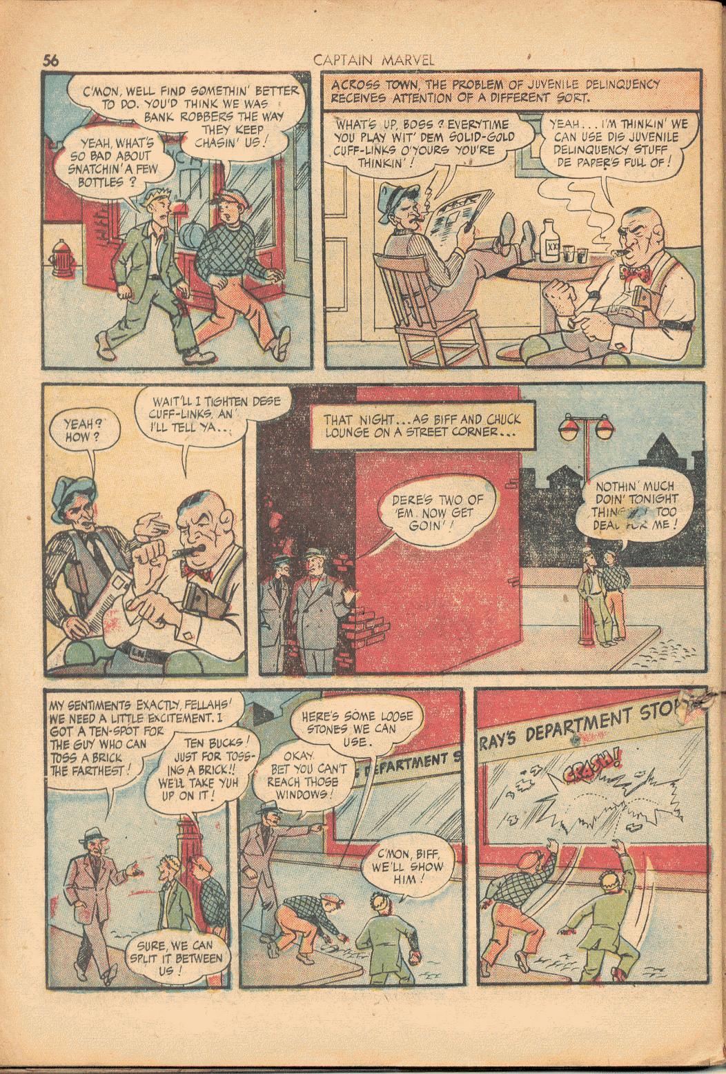 Read online Captain Marvel Adventures comic -  Issue #54 - 56