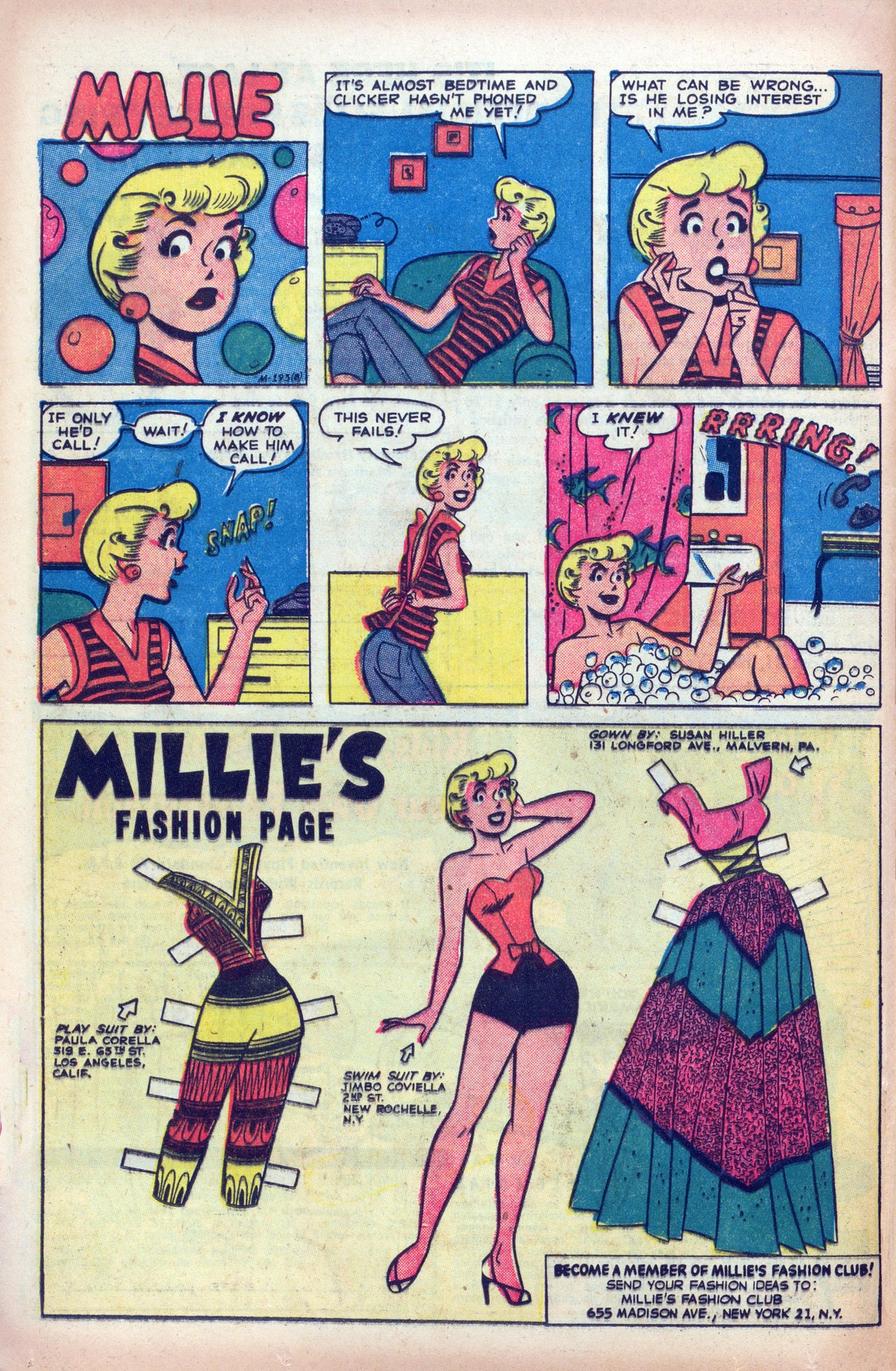 Read online Millie the Model comic -  Issue #80 - 16
