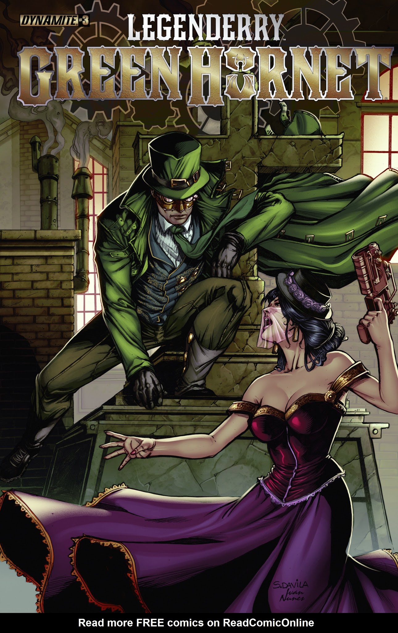 Read online Legenderry: Green Hornet comic -  Issue #3 - 1