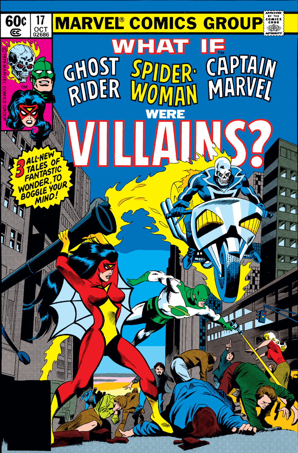 What If? (1977) Issue #17 - Ghost Rider, Spider-Woman and Captain Marvel were villains #17 - English 1