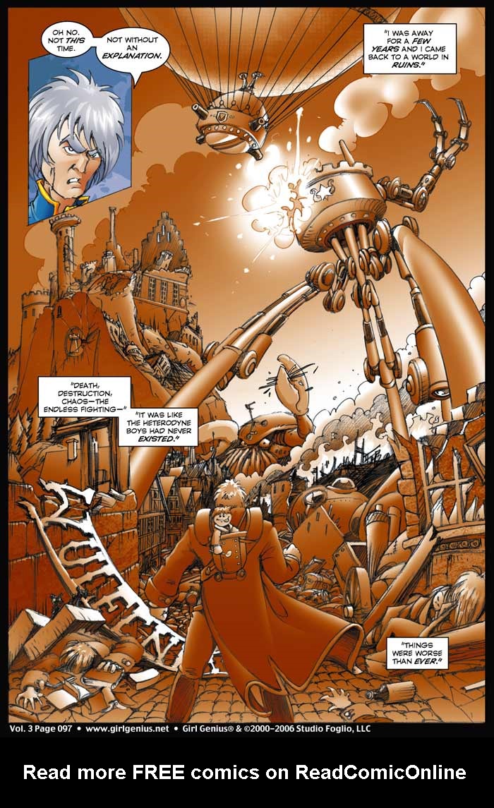 Read online Girl Genius (2002) comic -  Issue #3 - 94